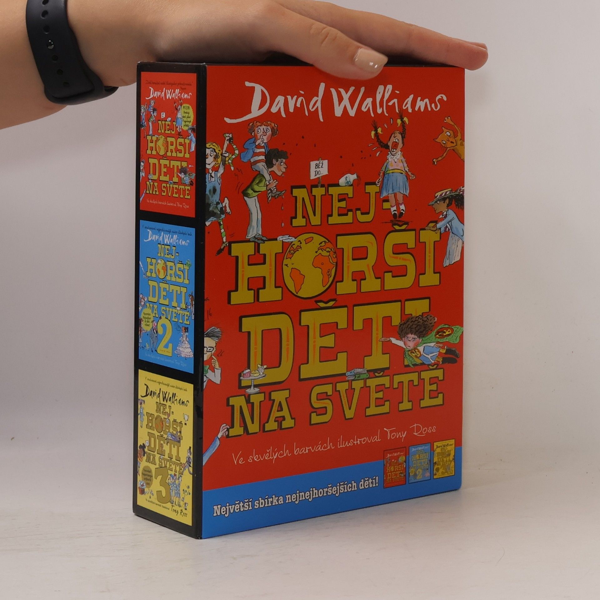 David Walliams Nejhorší děti na světě (1.-3. díl, box)