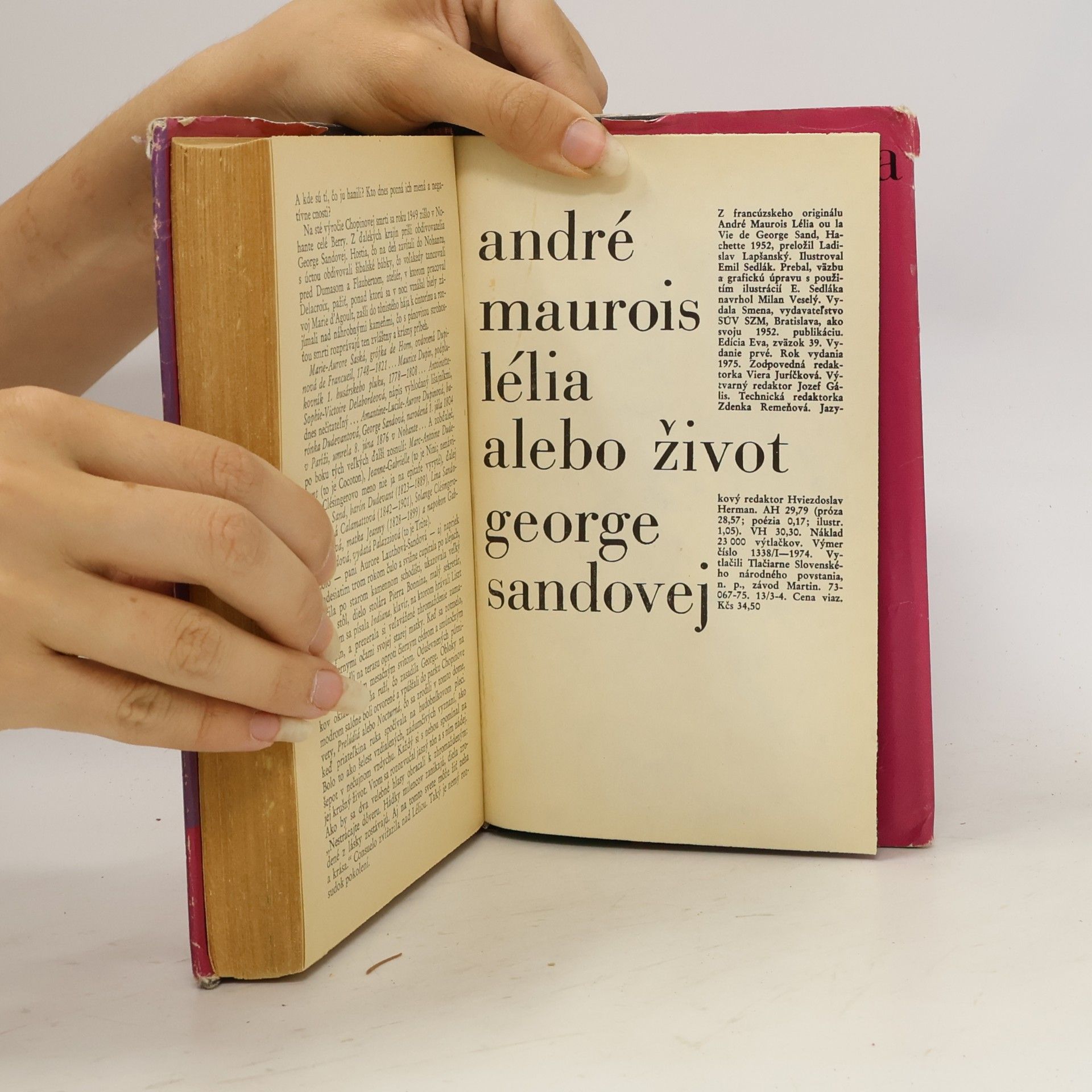 André Maurois Lélia alebo život George Sandovej