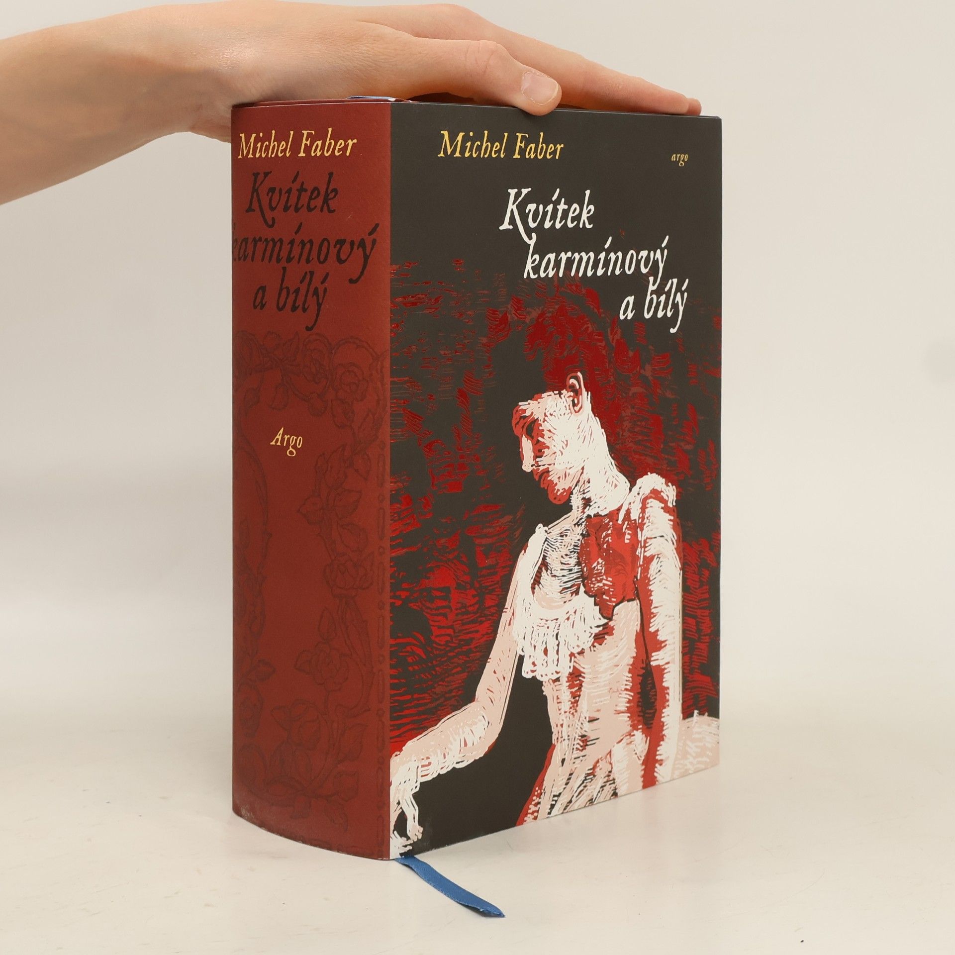 Michel Faber Kvítek karmínový a bílý