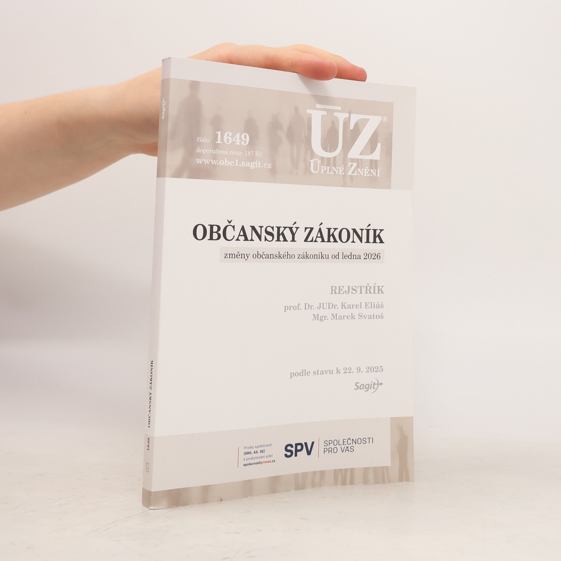 Marek Svatoš Občanský zákoník. Změny občanského zákoníku od ledna 2026