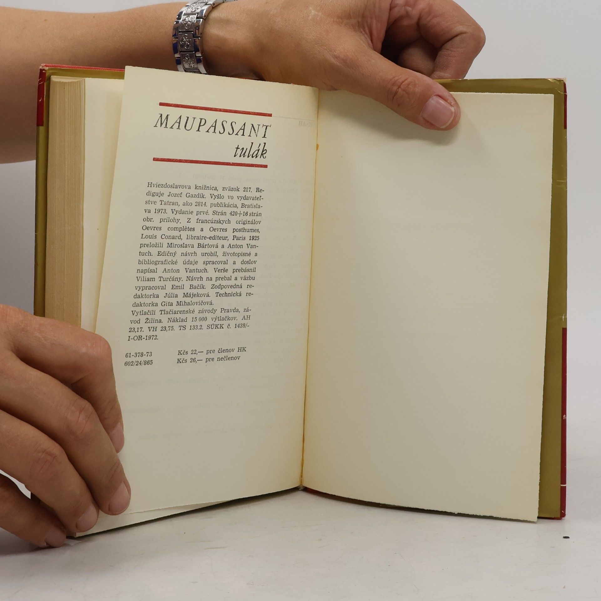 Guy de Maupassant Tulák