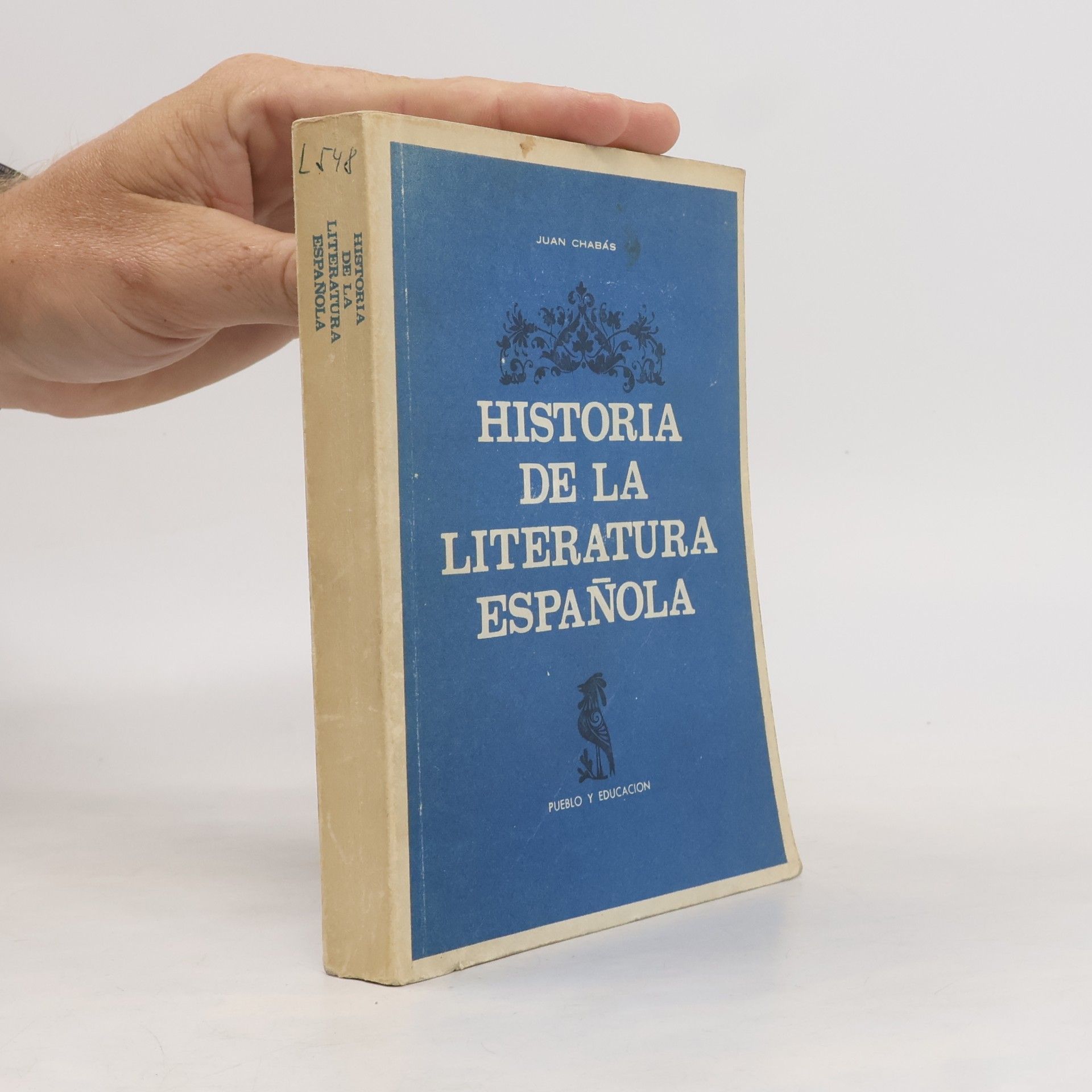 Juan Chabás Historia de la literatura espaňola
