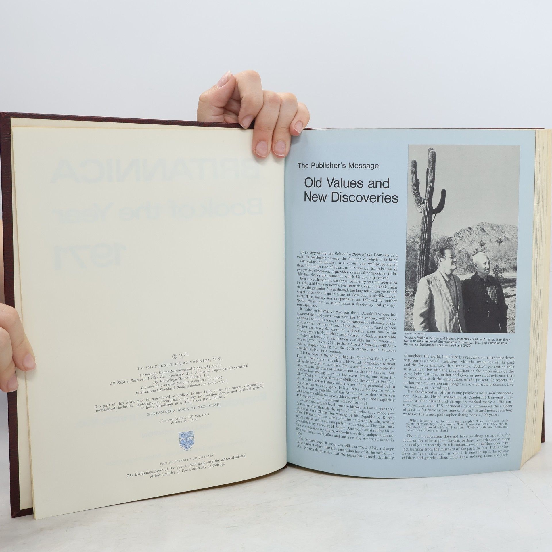 Auteurscollectief Britannica Book of the Year 1971