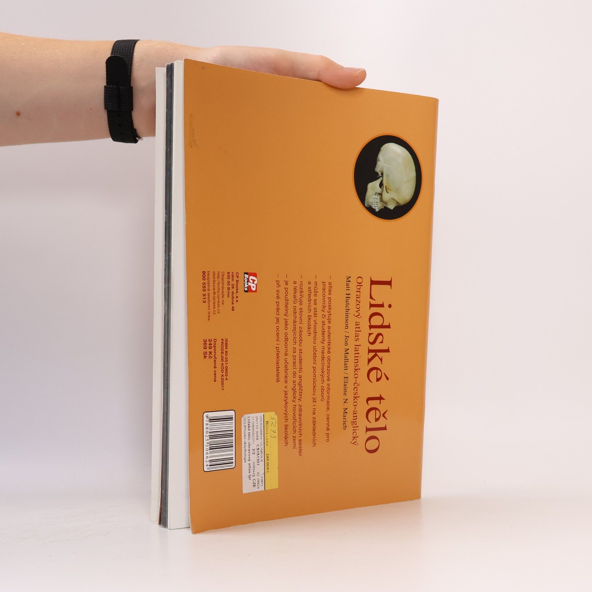 Tom Hutchinson Lidské tělo : obrazový atlas latinsko-česko-anglický