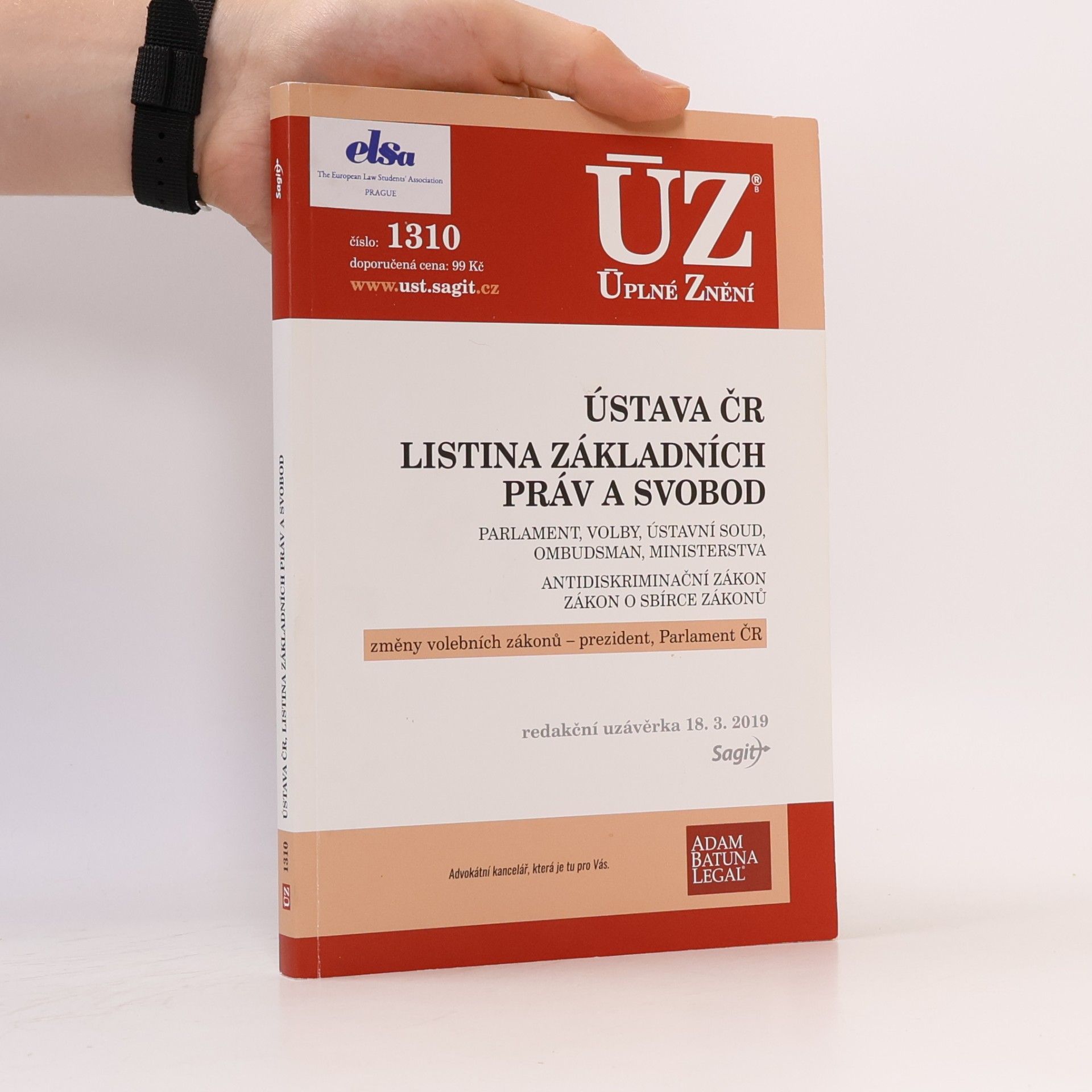 Auteurscollectief Ústava ČR ; Listina základních práv a svobod