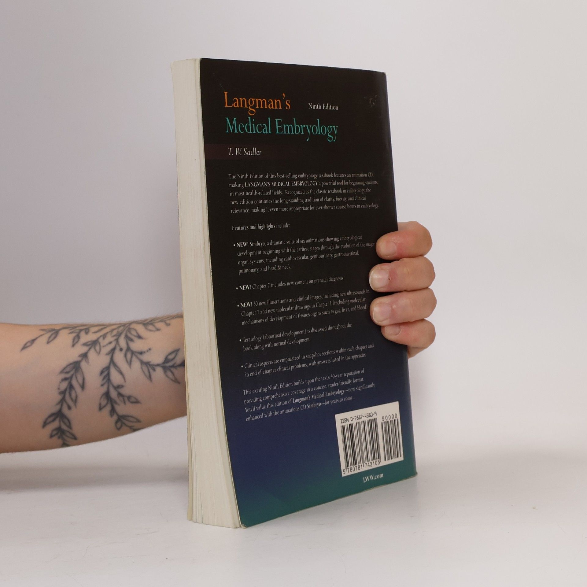 Thomas W. Sadler Langman's Medical Embryology