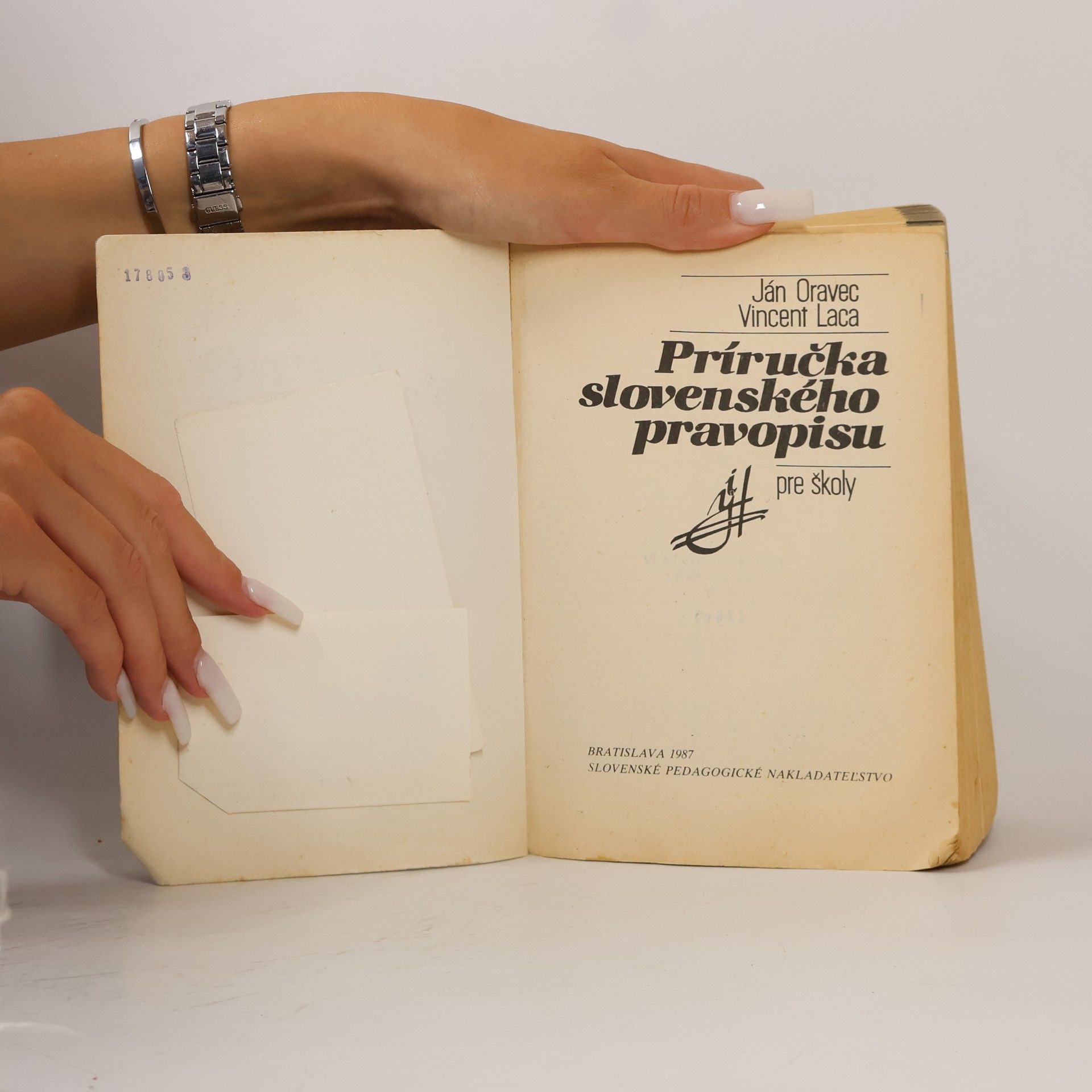 Ján Oravec Príručka slovenského pravopisu pre školy
