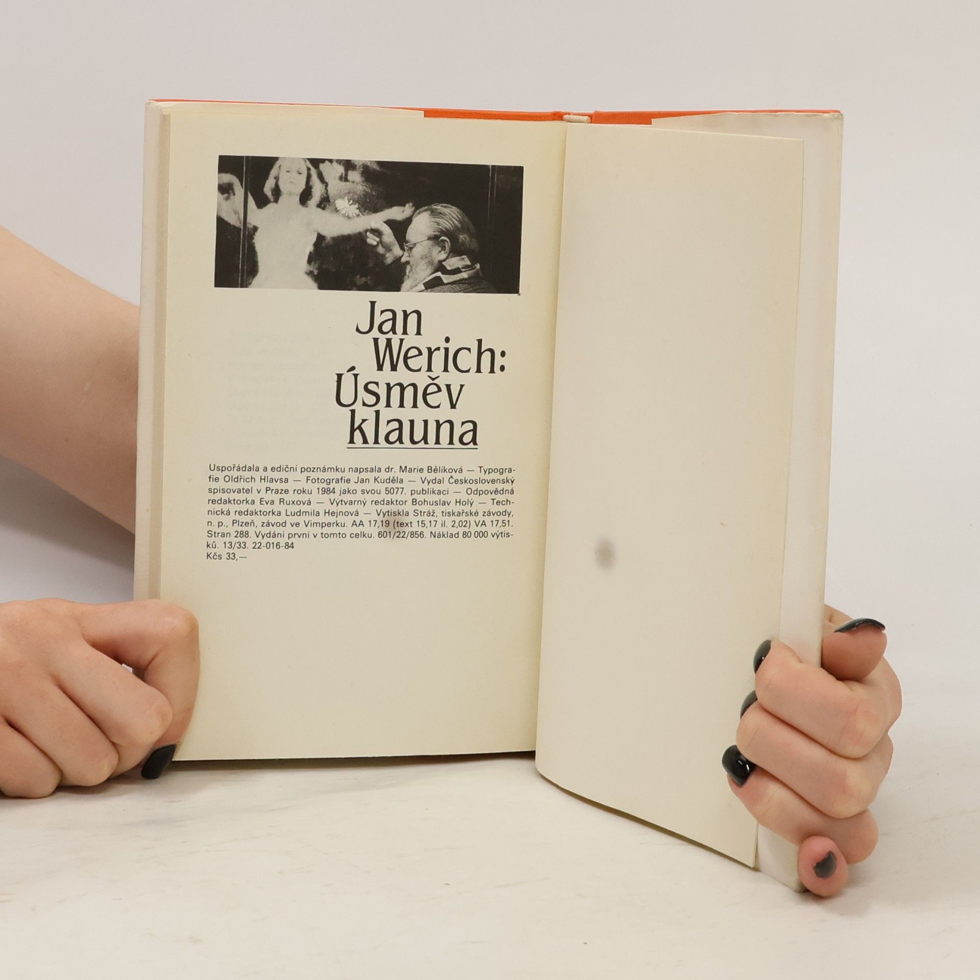 Jan Werich Úsměv klauna