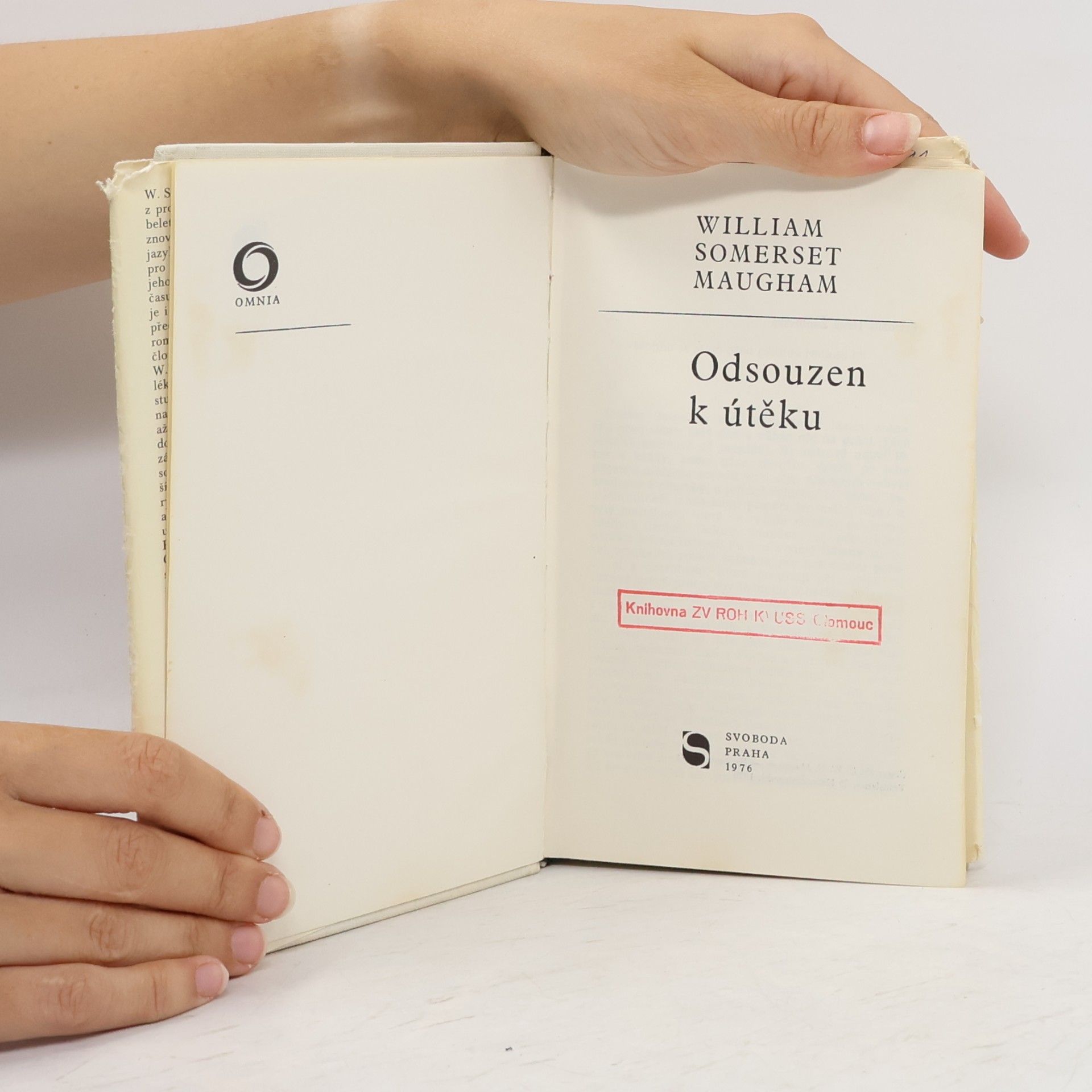 William Somerset Maugham Odsouzen k útěku