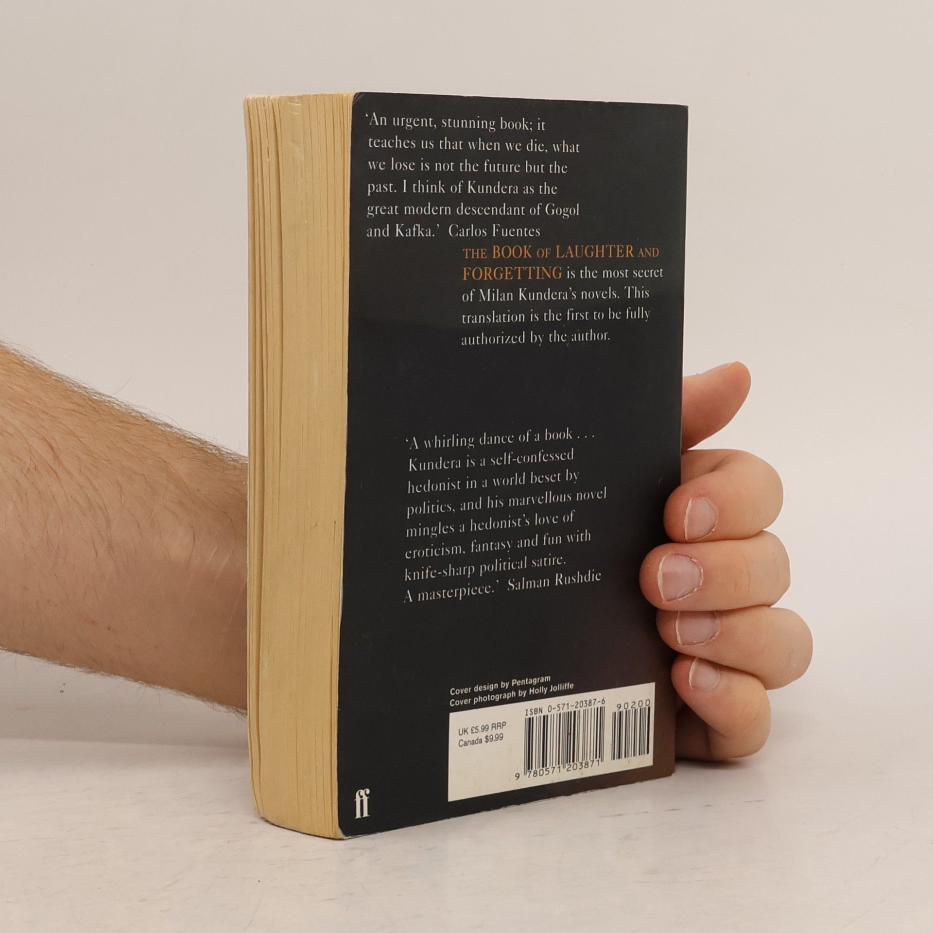 Milan Kundera The book of laughter and forgetting