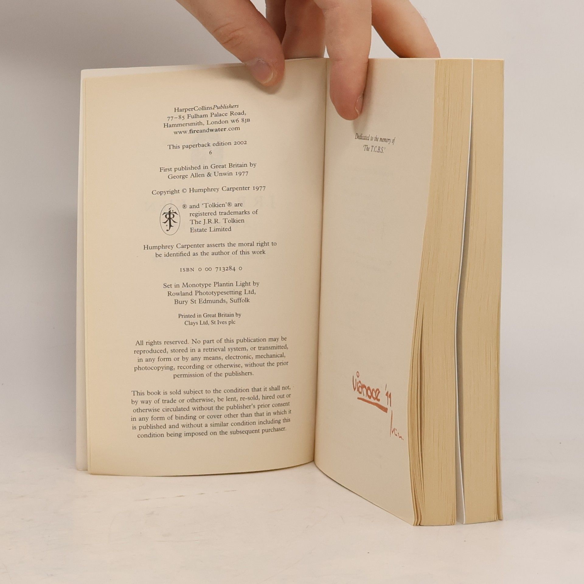 Humphrey Carpenter J. R. R. Tolkien. A Biography
