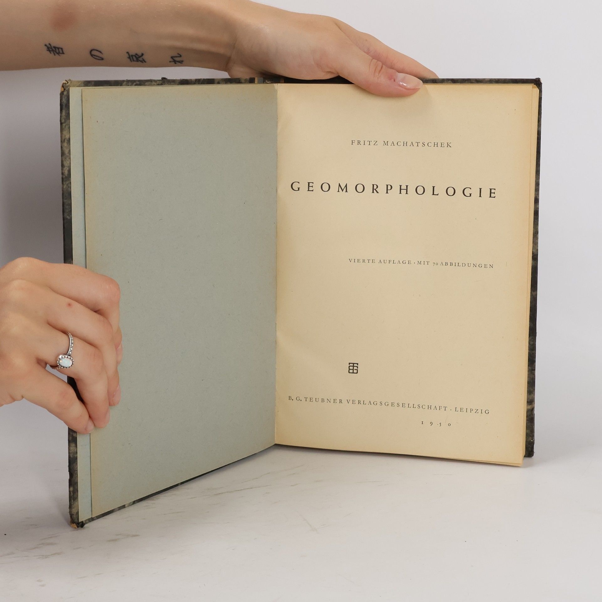 Fritz Machatschek Geomorphologie