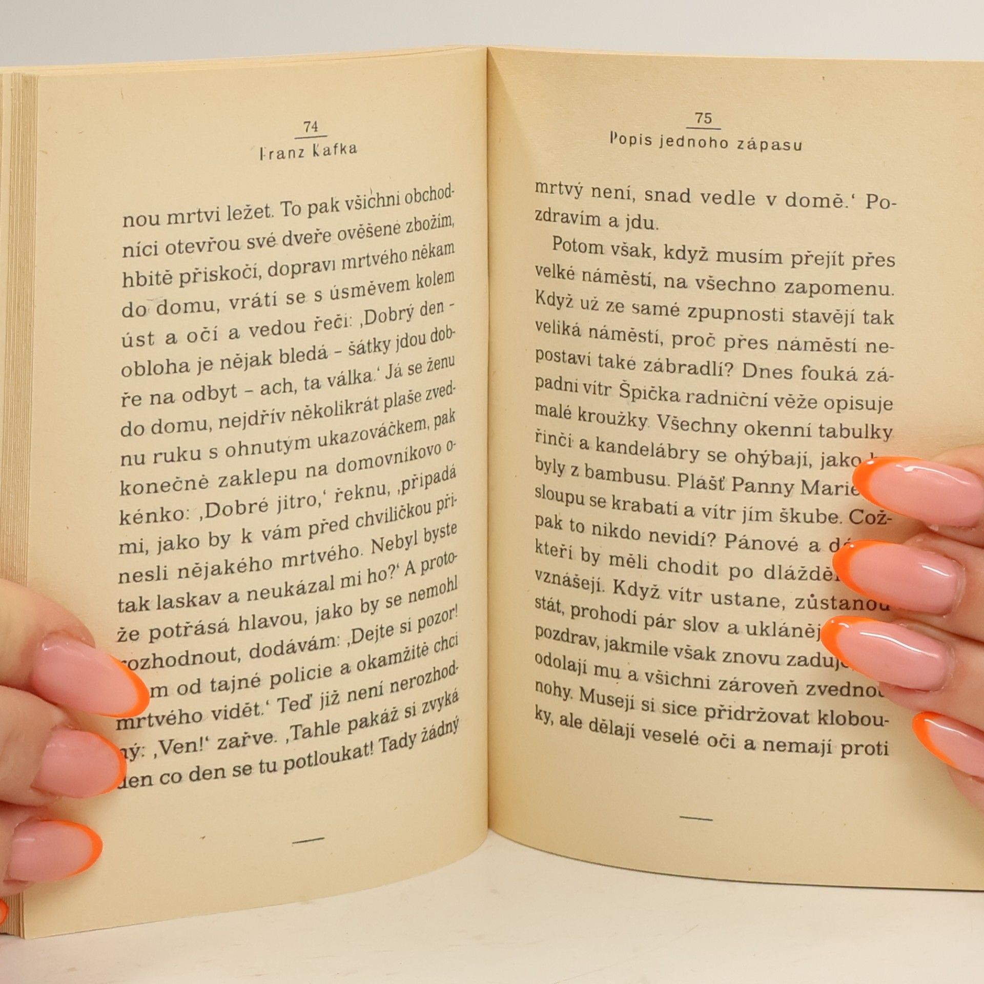 Franz Kafka Popis jednoho zápasu