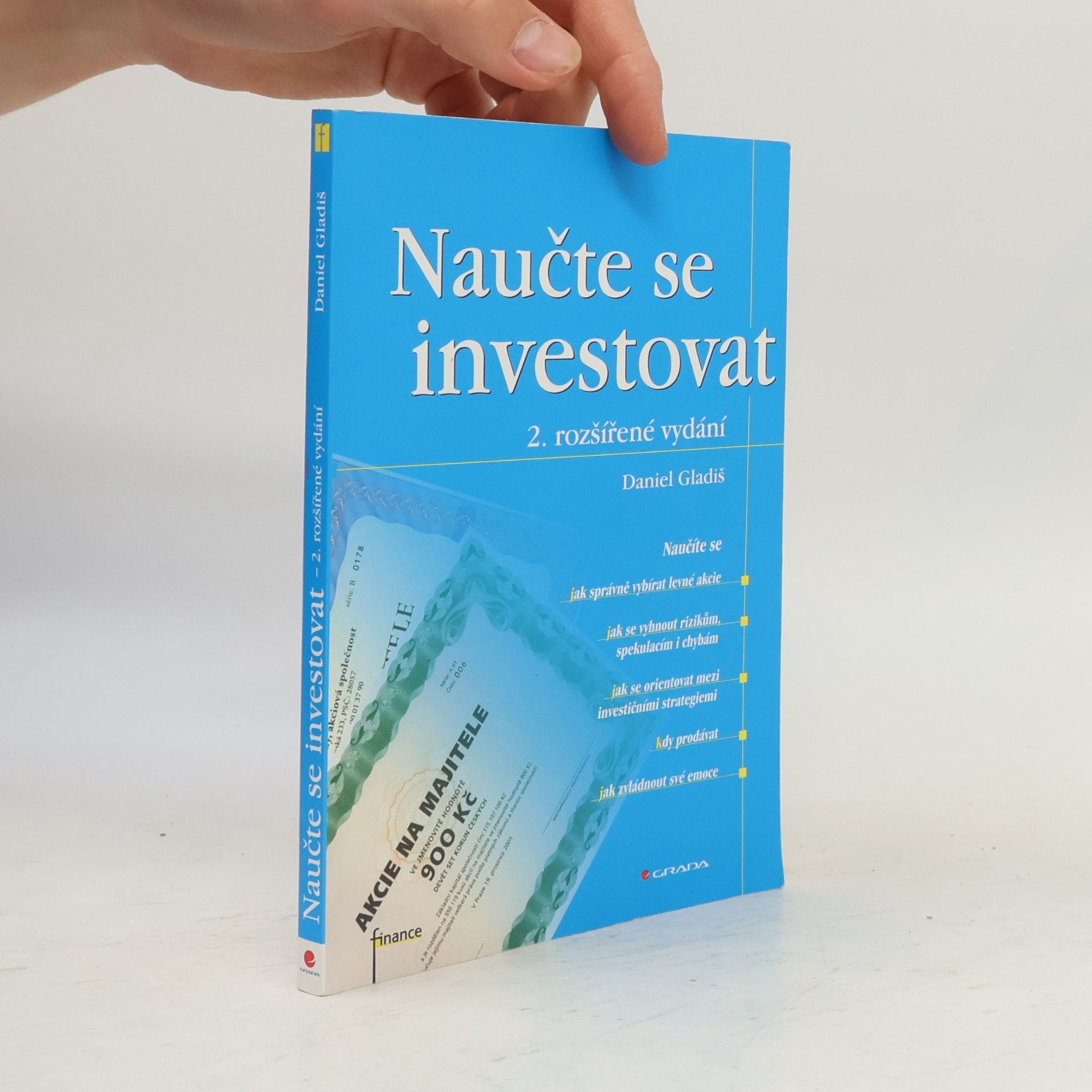 Daniel Gladiš Naučte se investovat, 2., rozšířené vydání