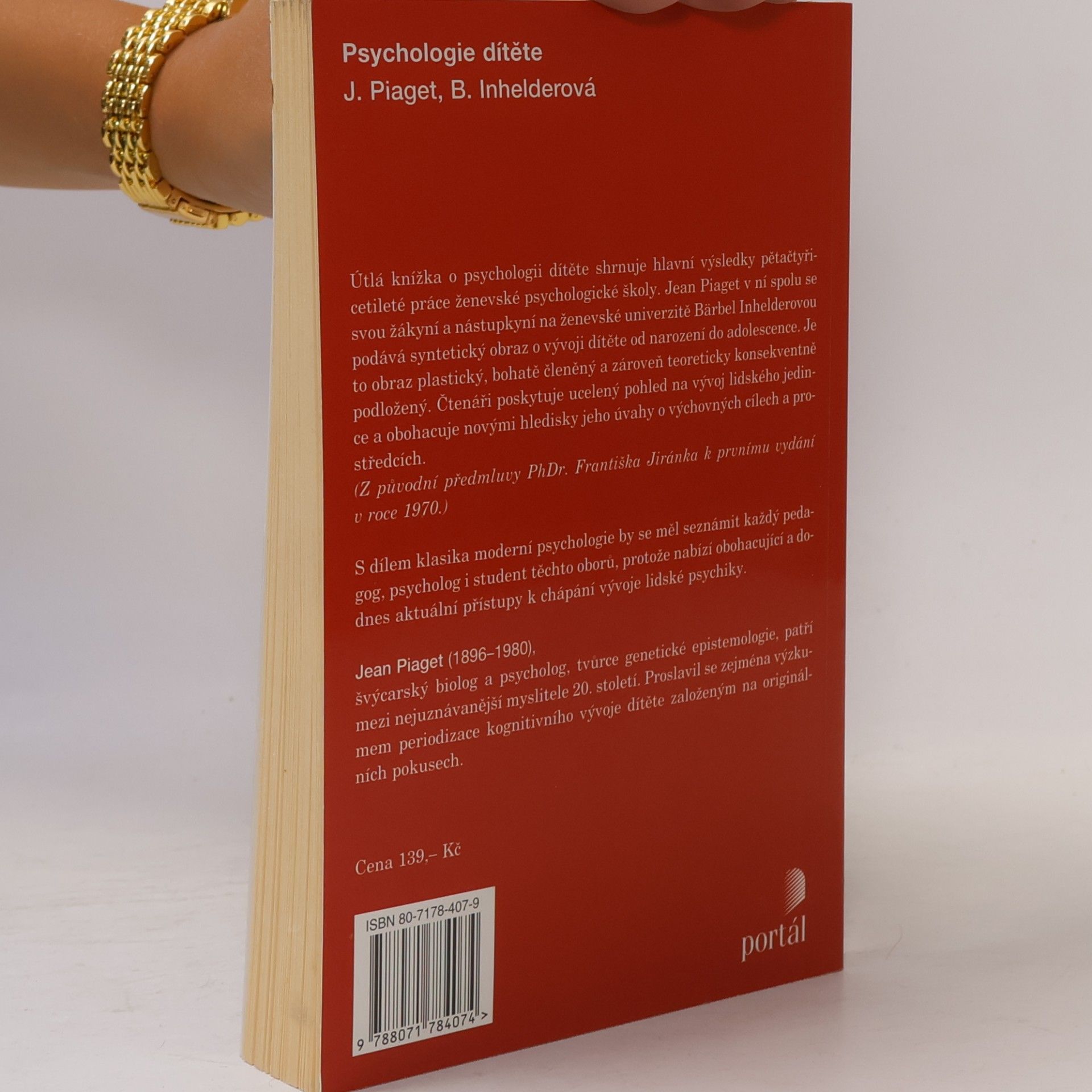 Bärbel Inhelder Psychologie dítěte