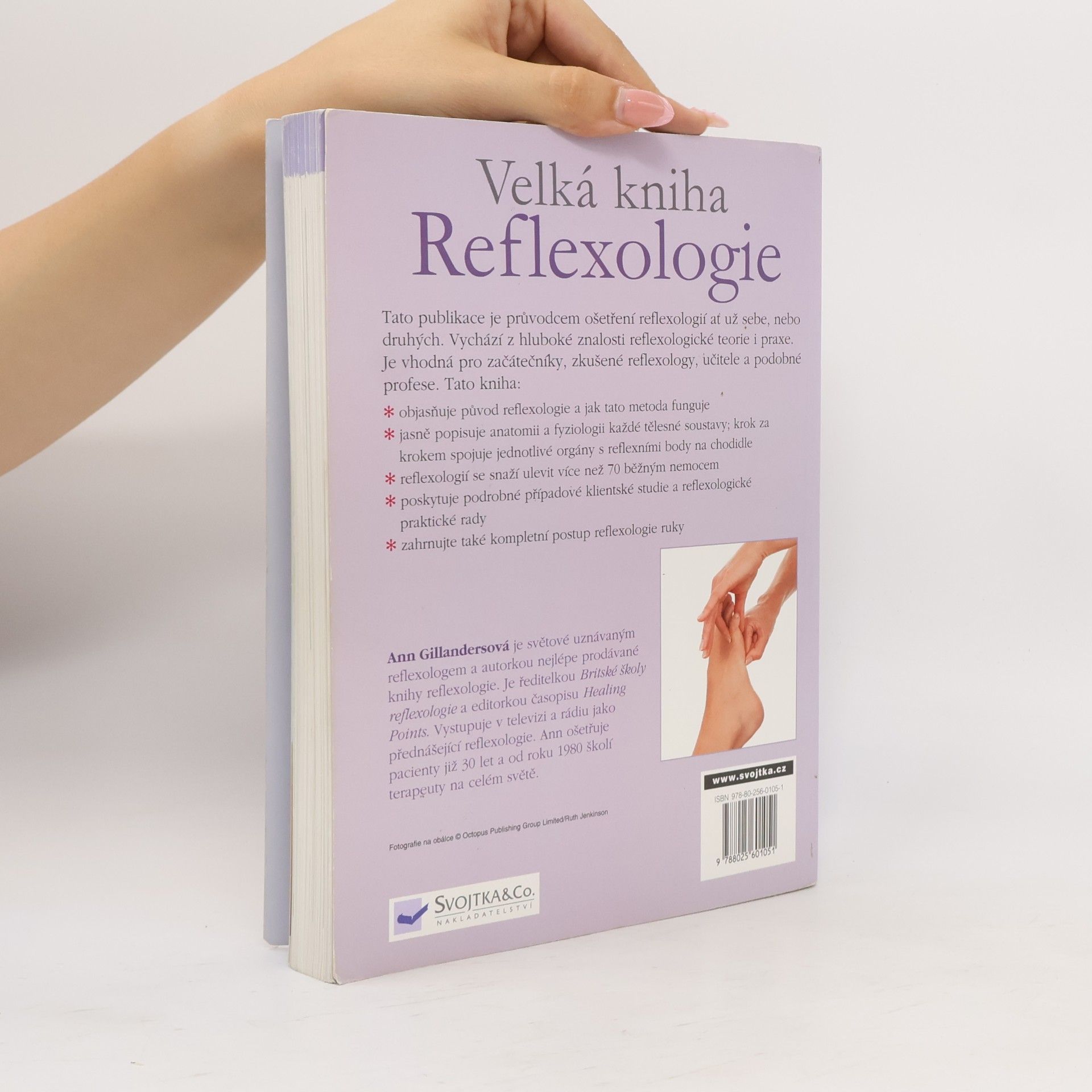 Ann Gillanders Velká kniha reflexologie : všechno, co potřebujete vědět z teorie i praxe