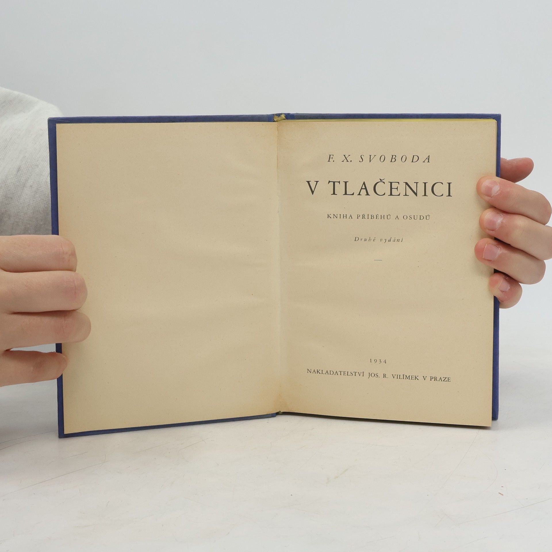 F. X. Svoboda V tlačenici