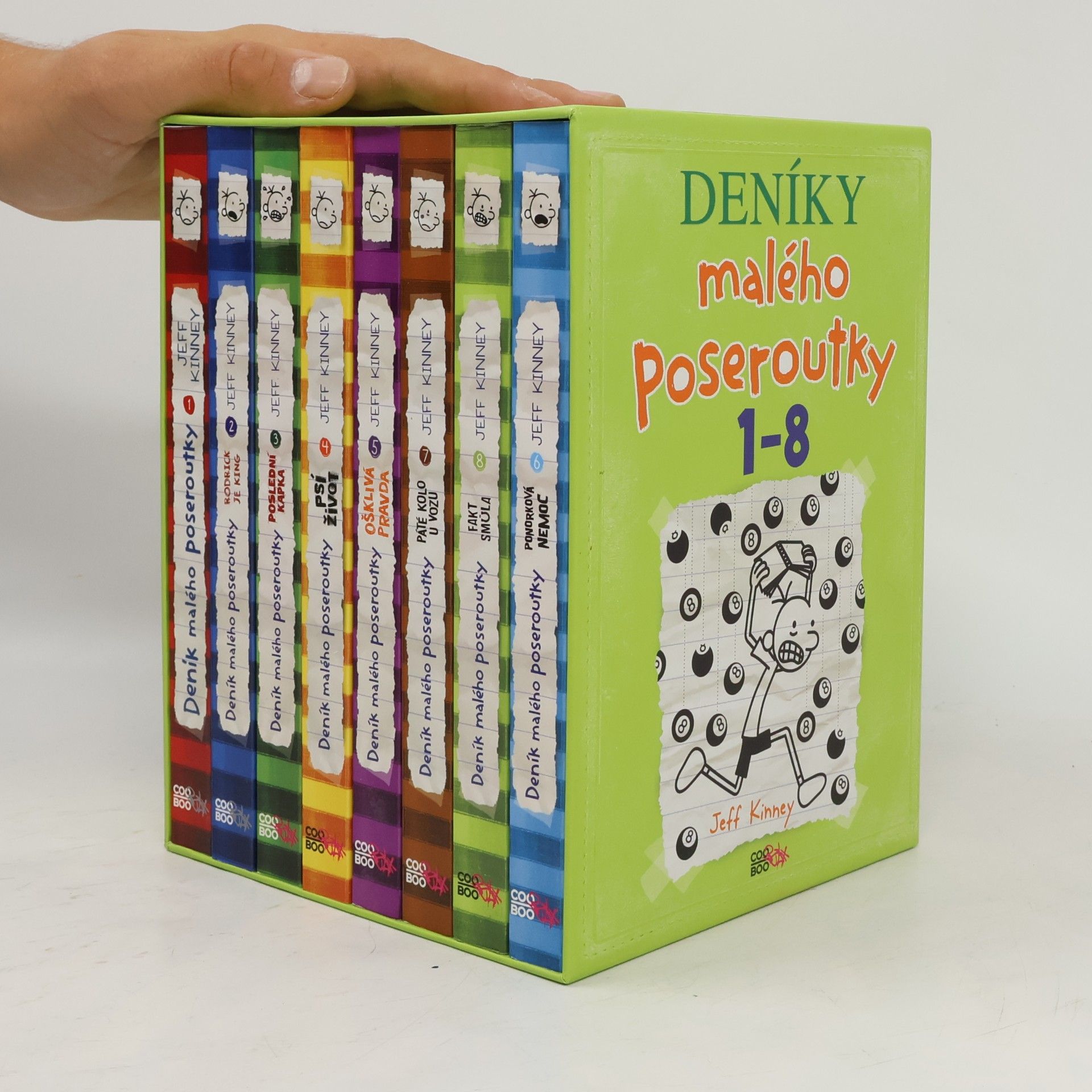 Jeff Kinney Deník malého poseroutky 1-8 (box)