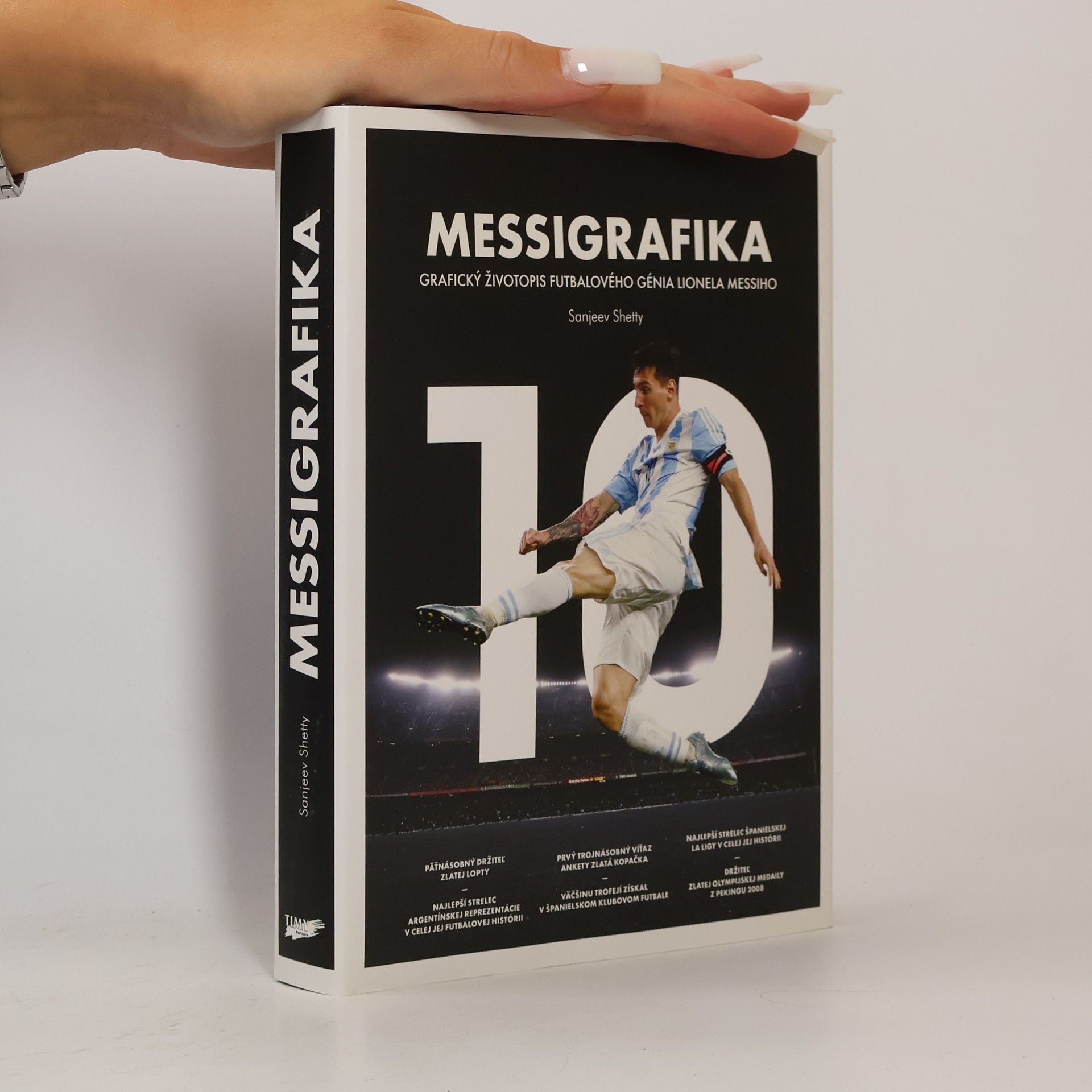 Sanjeev Shetty Messigrafika. Grafický životopis futbalového génia