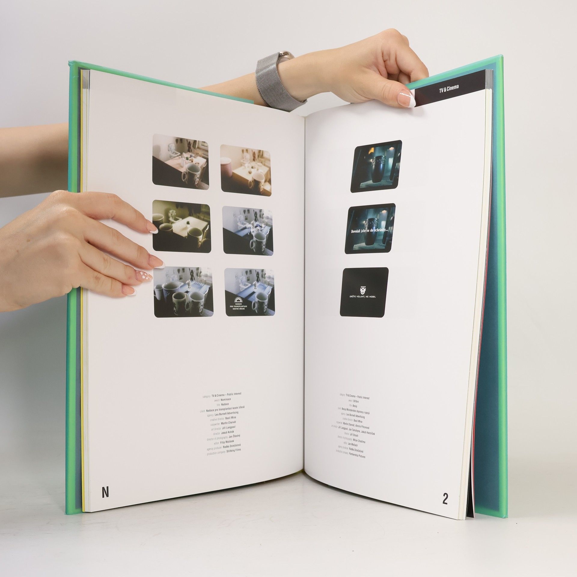 Various authors Česká reklama 2001 Year book Art directors club Czech Republic 2001