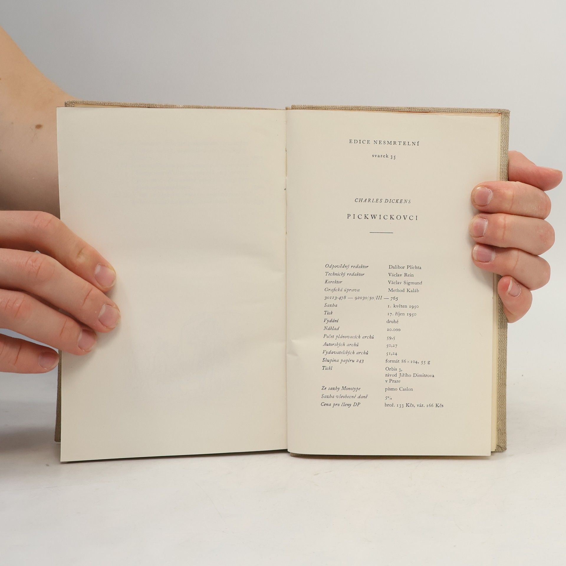 Charles Dickens Pickwickovci I.