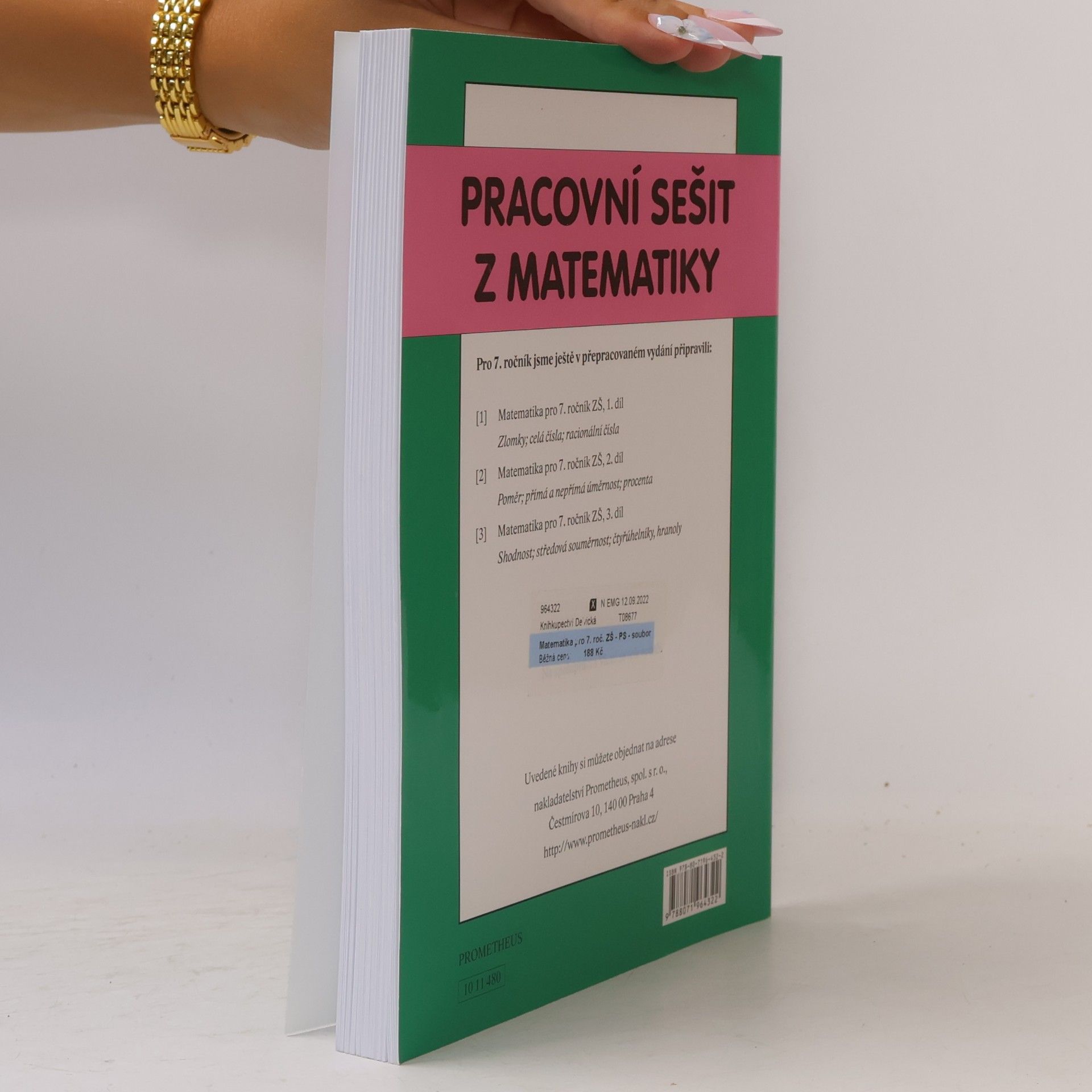 Oldřich Odvárko Pracovní sešit z matematiky: soubor úloh pro 7. ročník základní školy