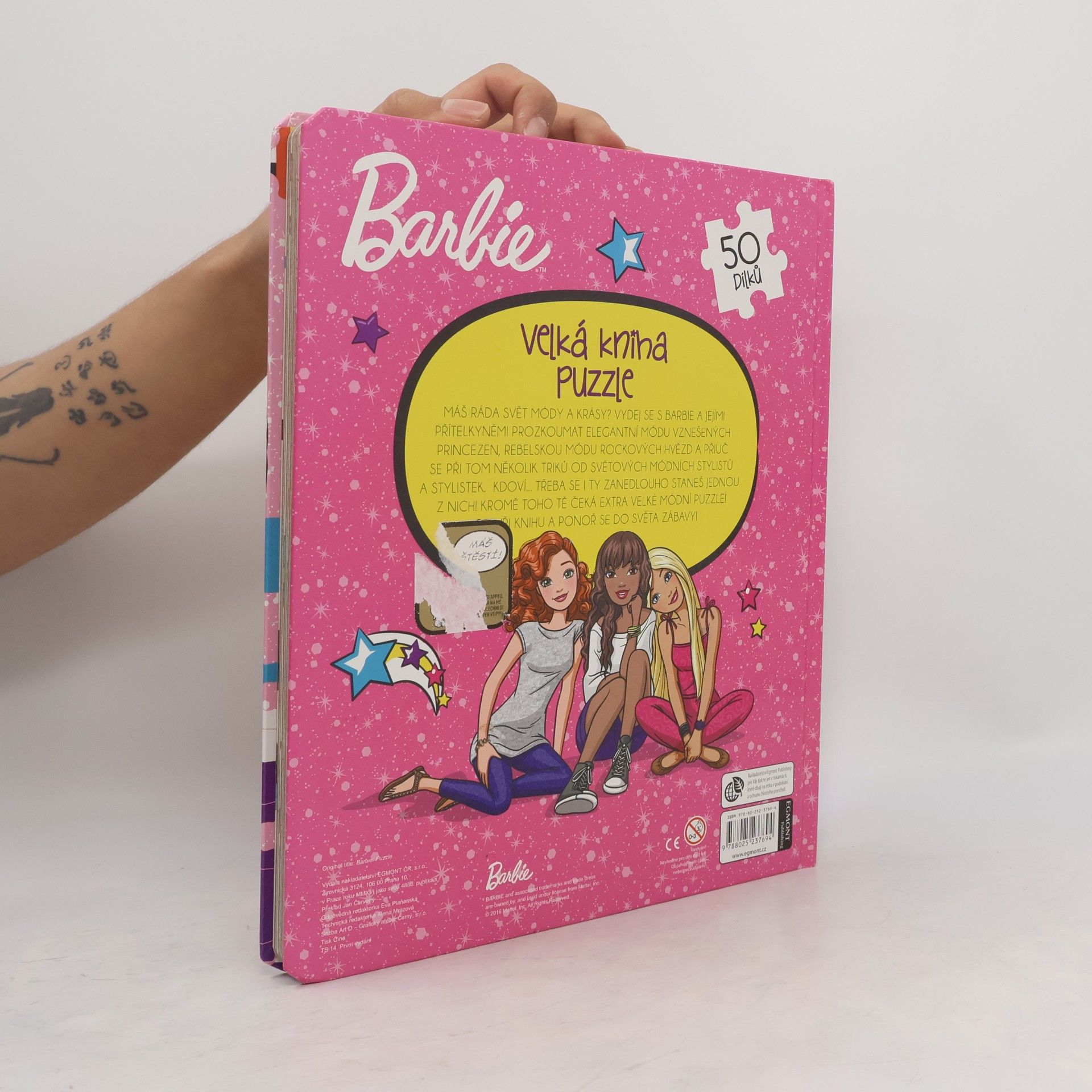 Kolektiv autorů Barbie : velká kniha puzzle