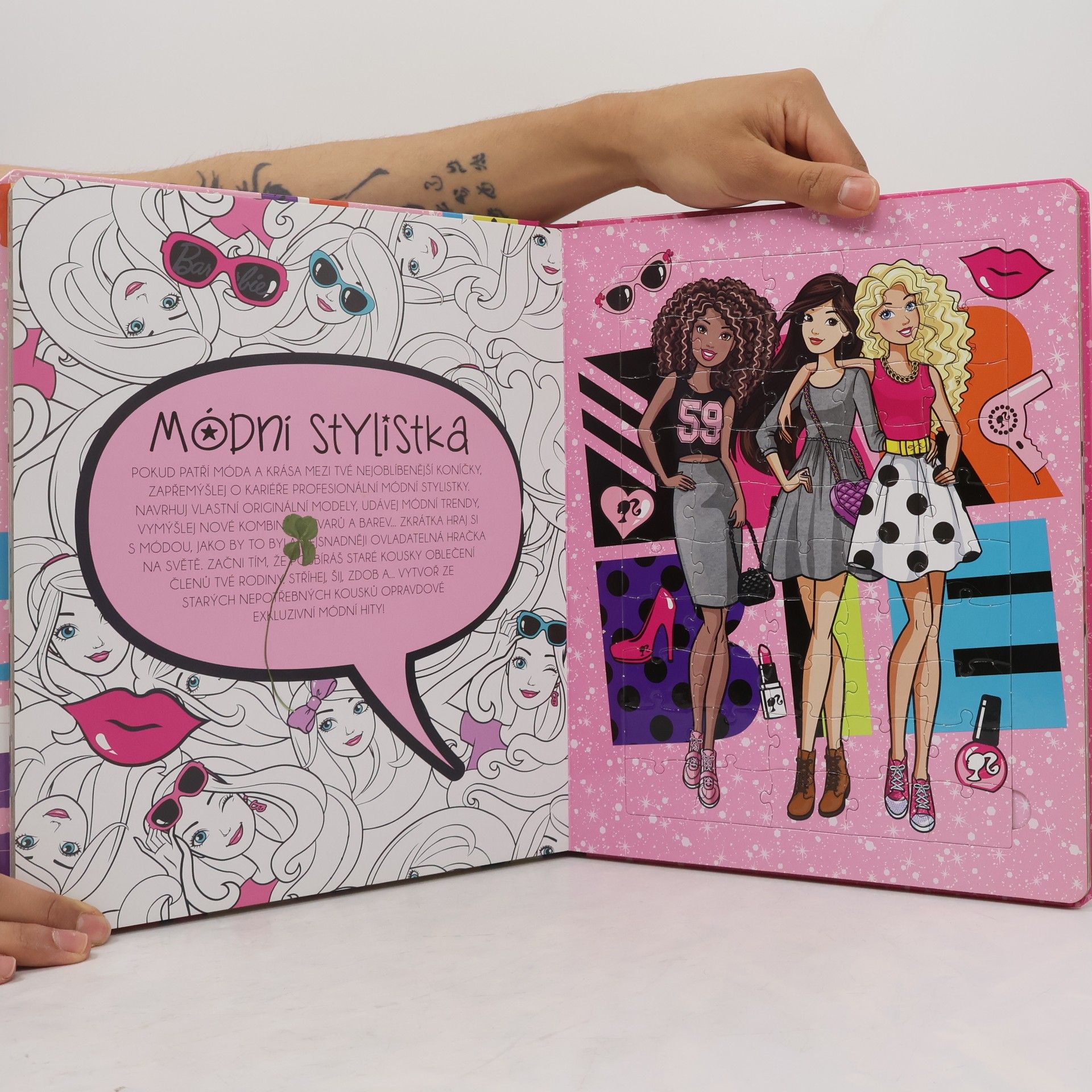 Kolektiv autorů Barbie : velká kniha puzzle