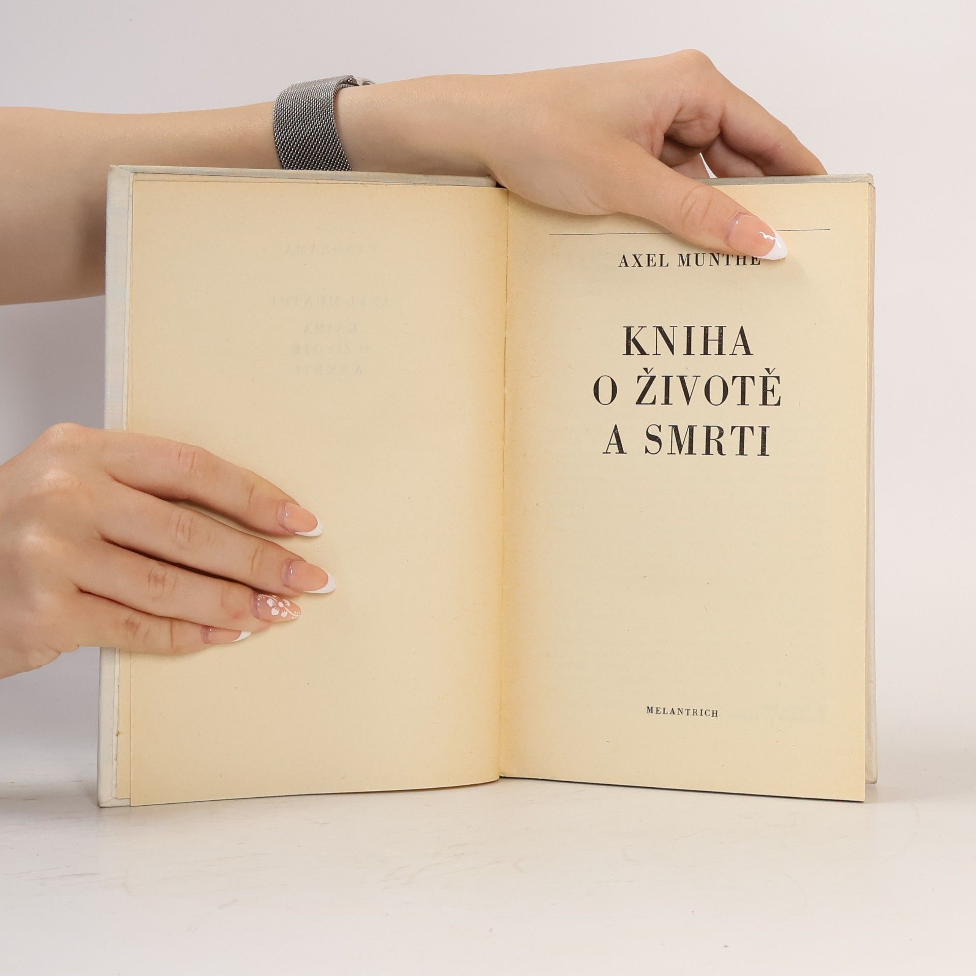 Axel Munthe Kniha o životě a smrti