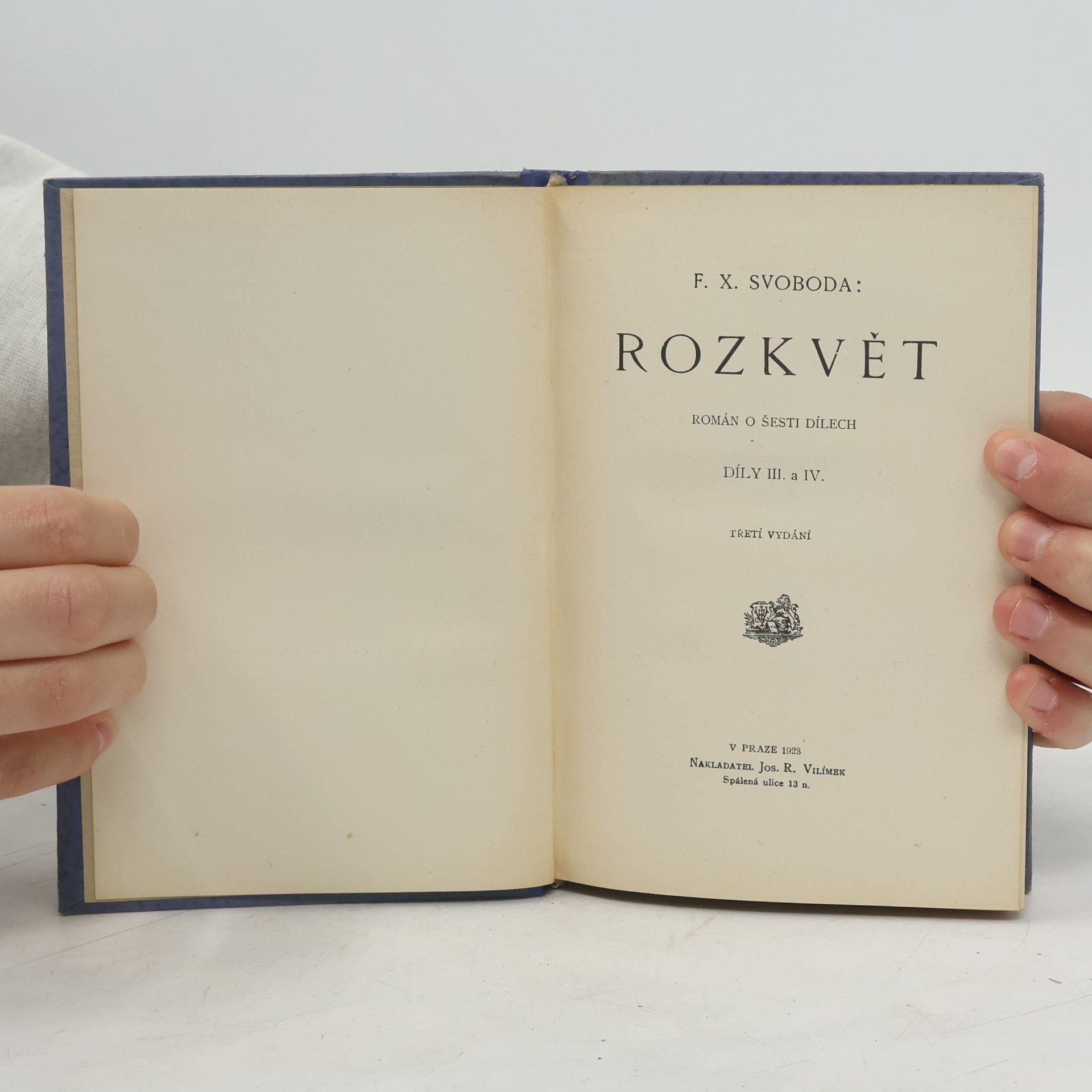 F. X. Svoboda Rozkvět III.-IV.