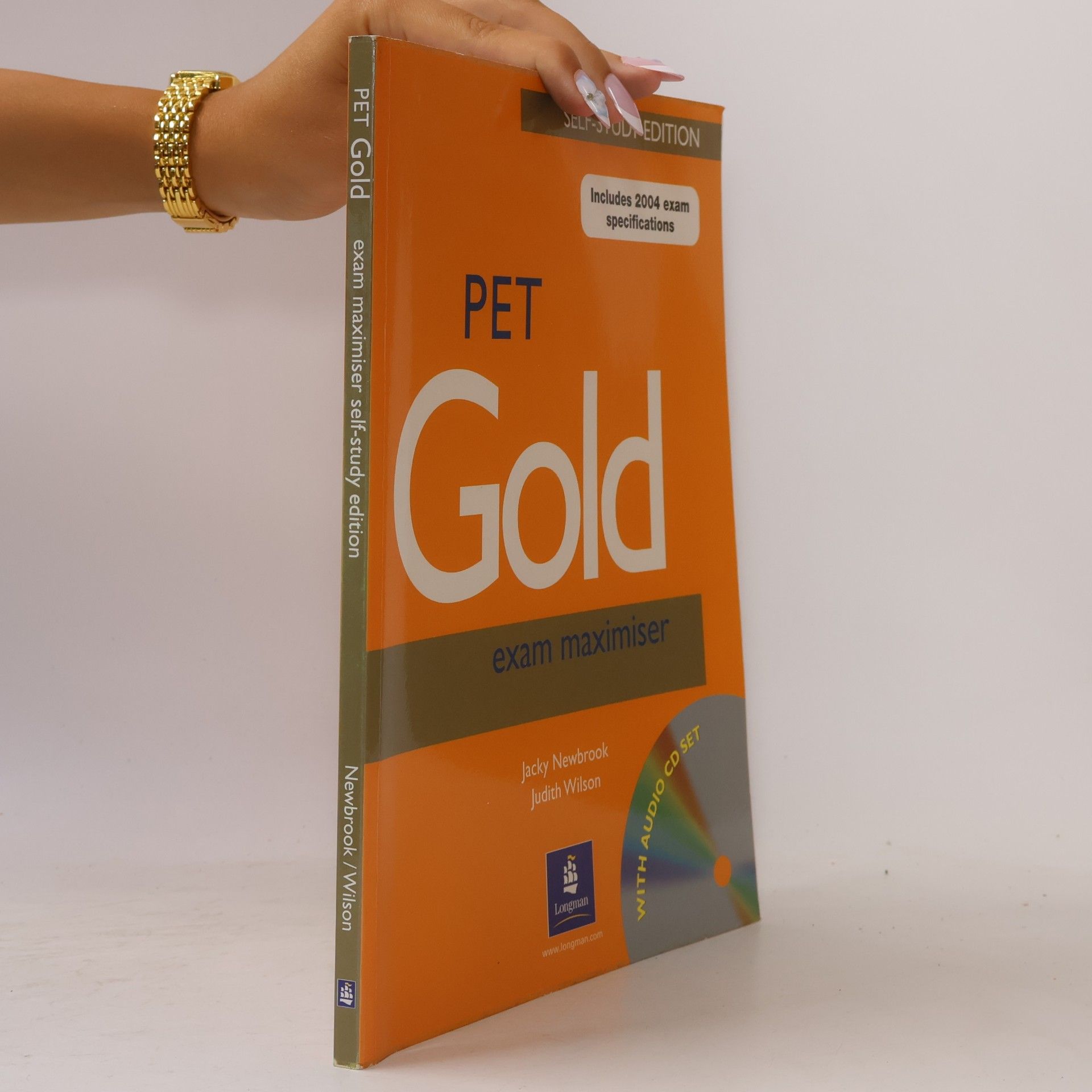Jacky Newbrook PET Gold Exam Maximiser with Key Self Study and CD Pack
