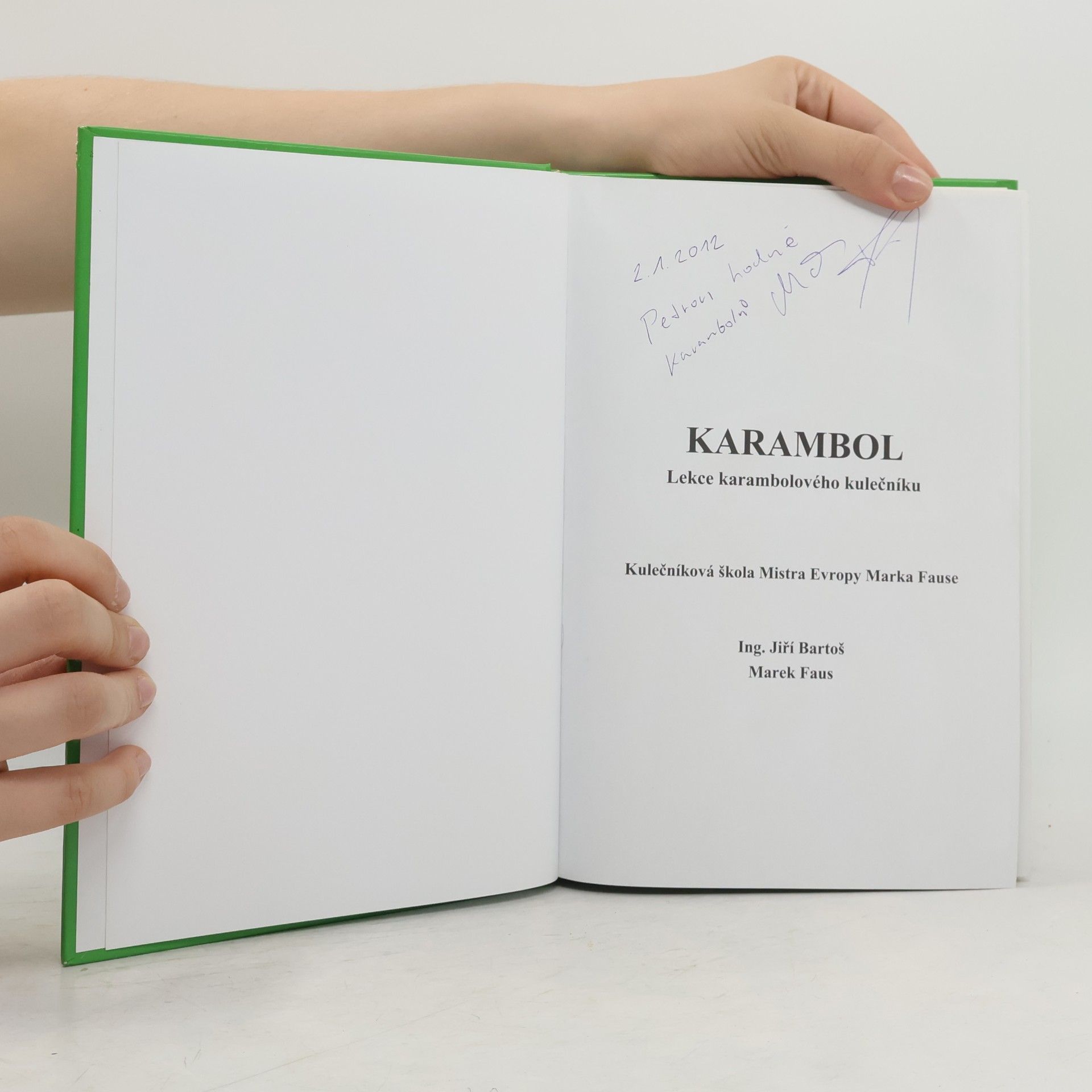 Jiří Bartoš Karambol. Lekce karambolového kulečníku