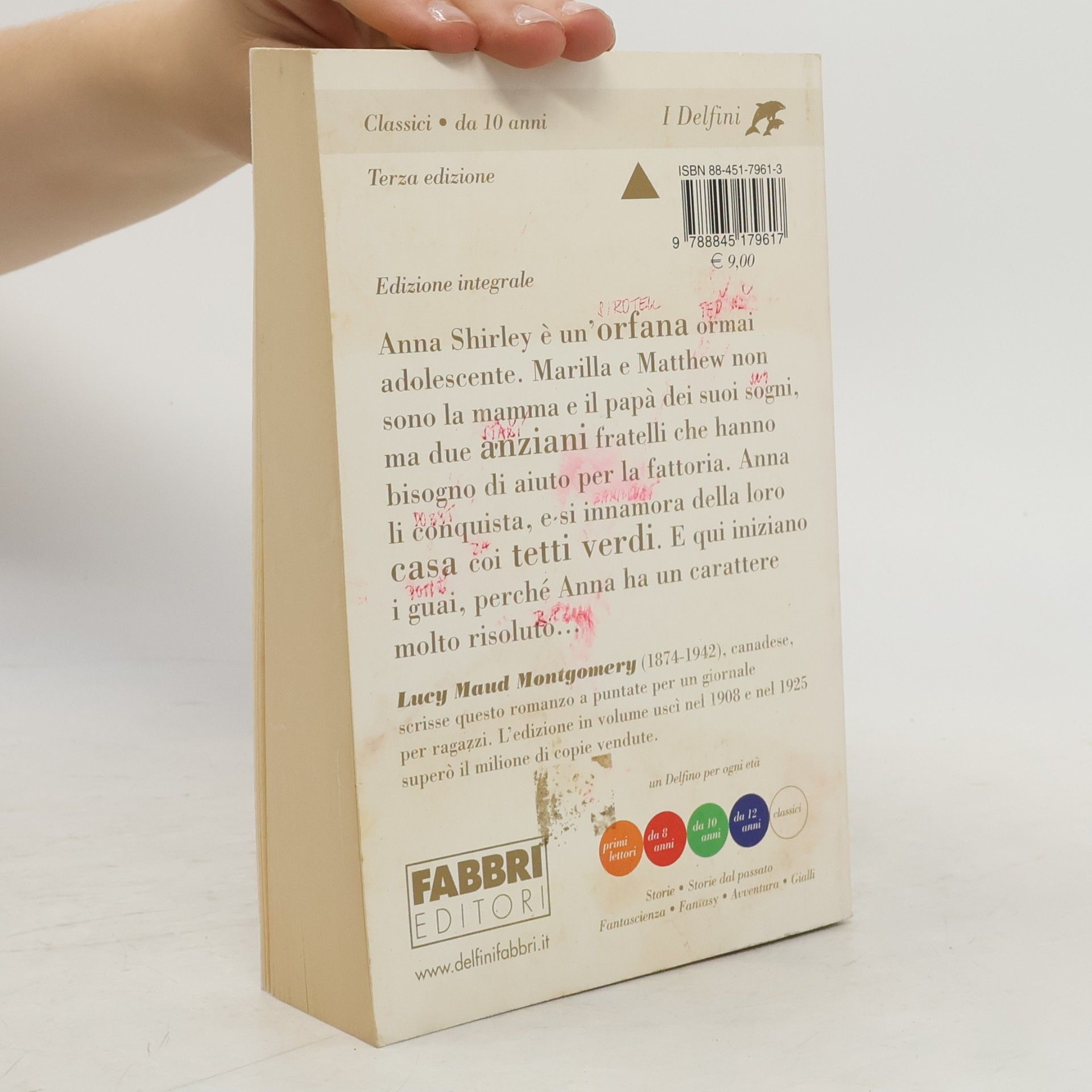 Lucy Maud Montgomery I delfini. Classici - 116: Anna dai capelli rossi