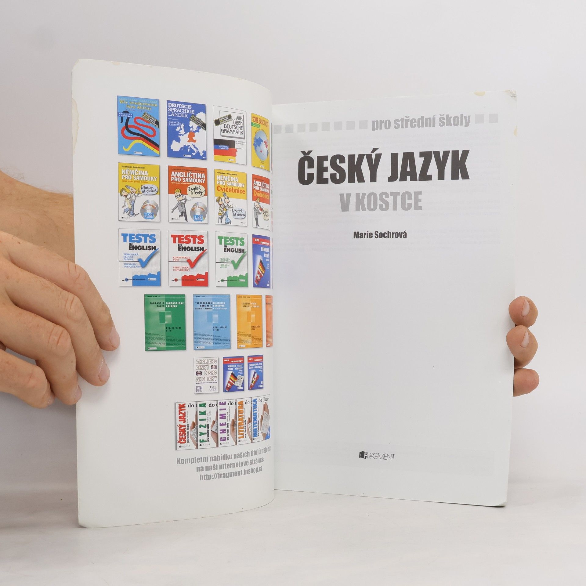 Marie Sochrová Český jazyk v kostce : pro střední školy