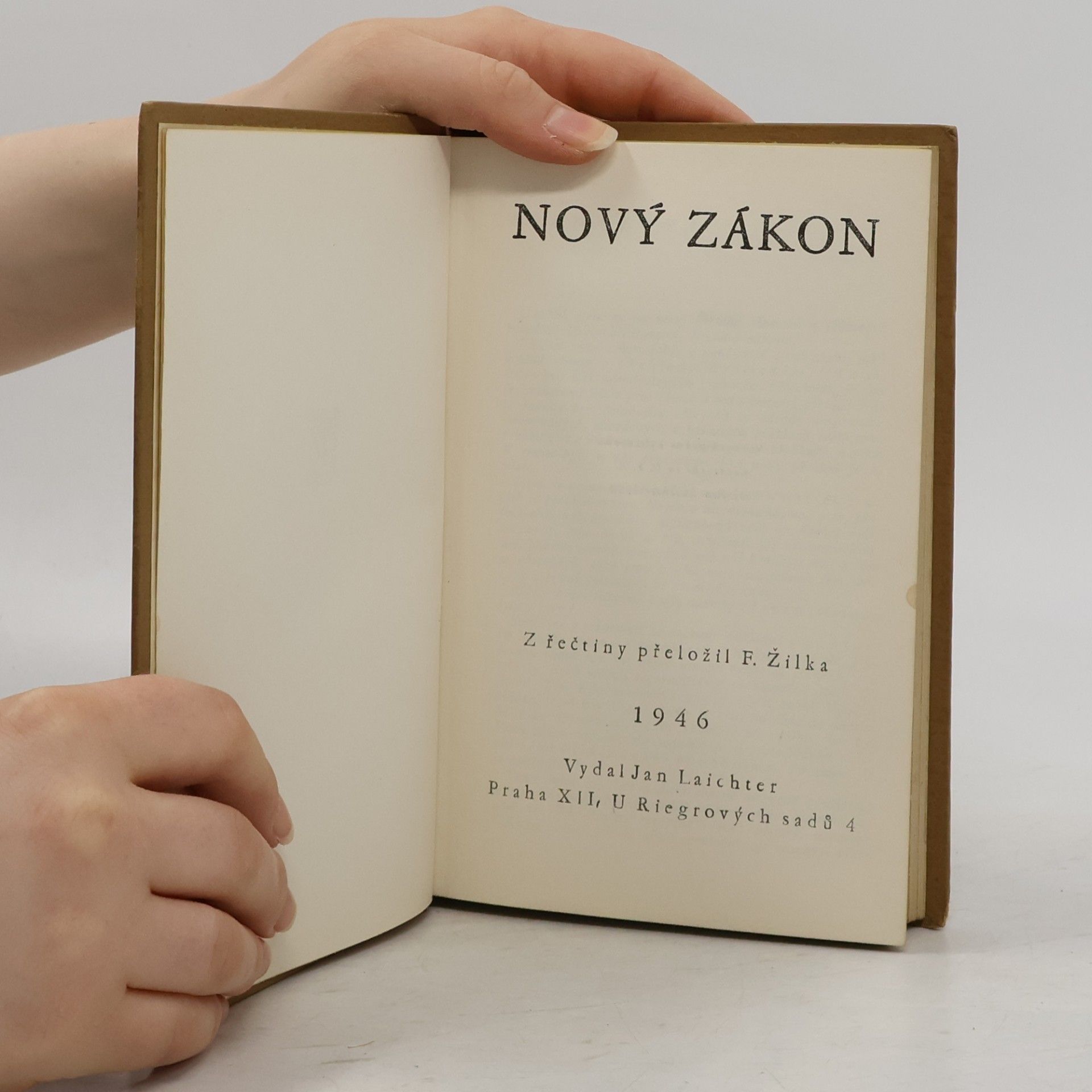 František Žilka Nový zákon