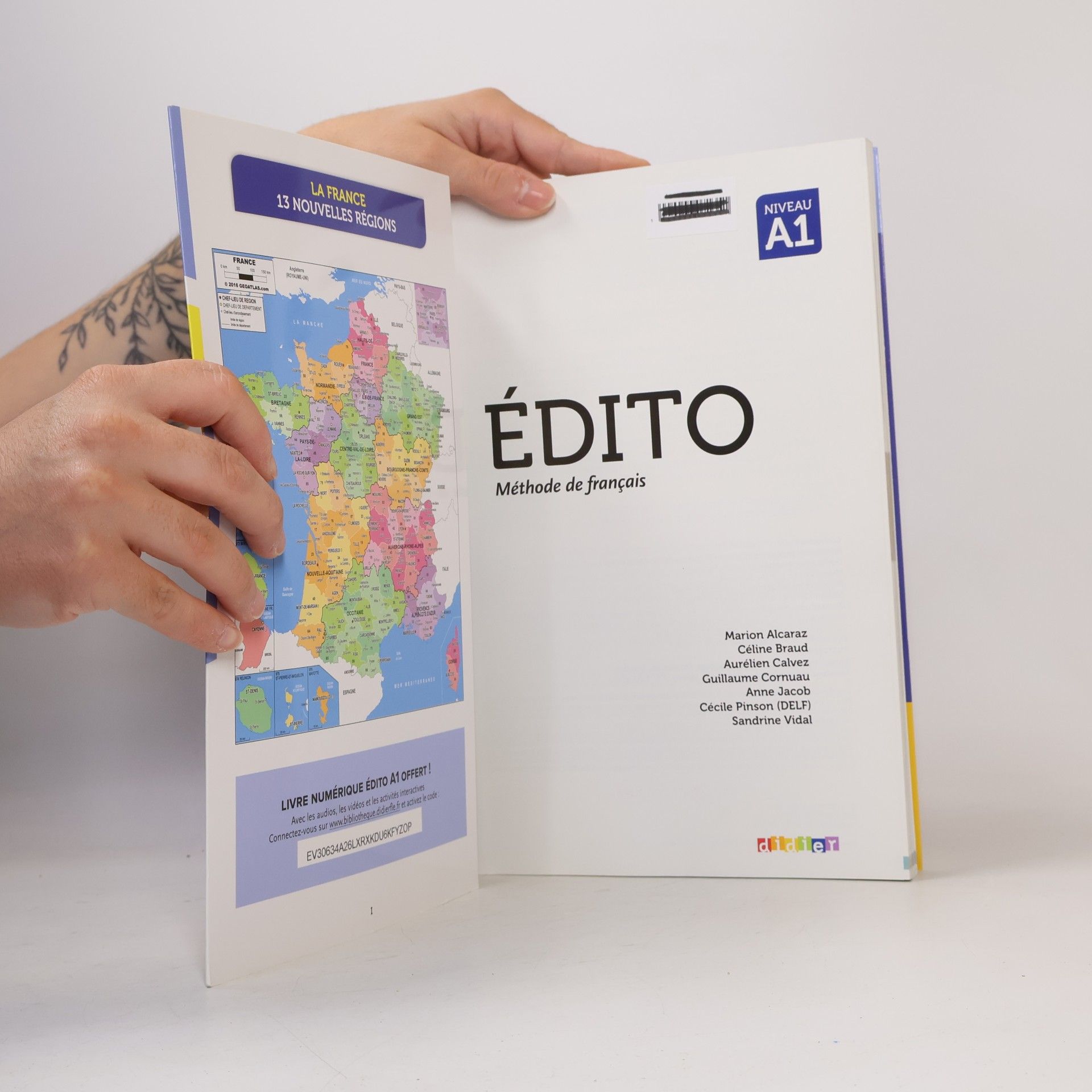 Collectif d'auteurs Édito : méthode de français : niveau A1