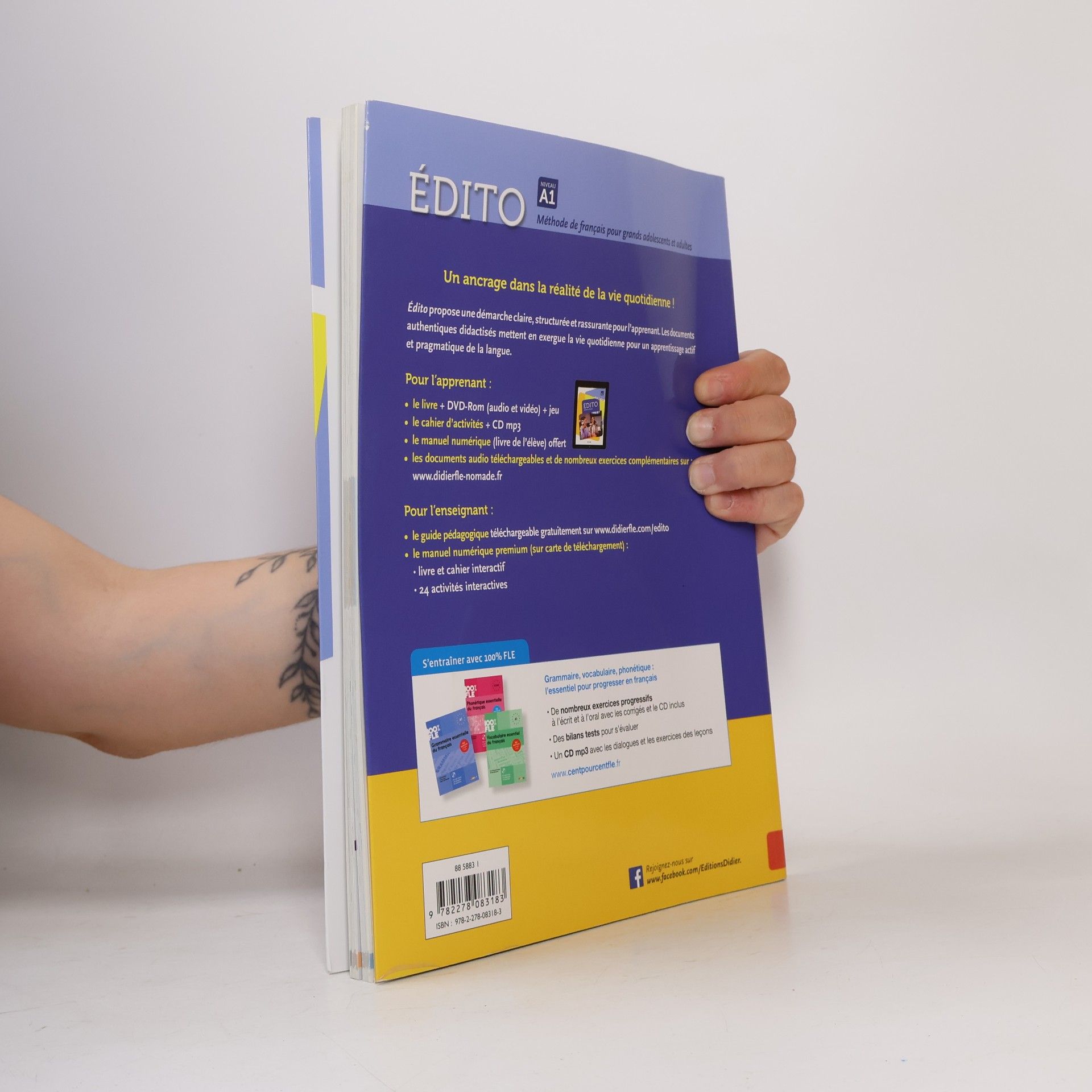 Collectif d'auteurs Édito : méthode de français : niveau A1