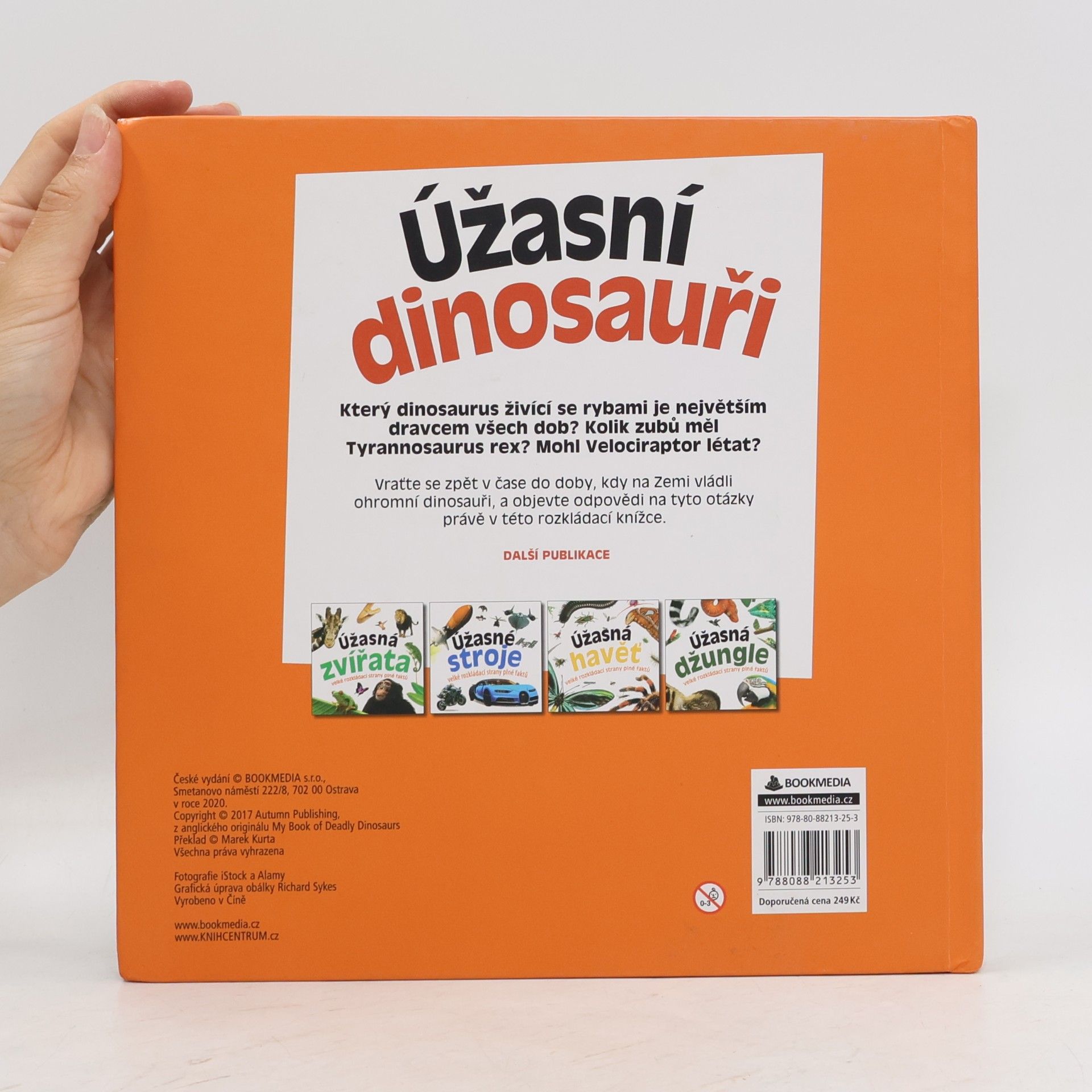 Marek Kurta Úžasní dinosauři : velké rozkládací strany plné faktů
