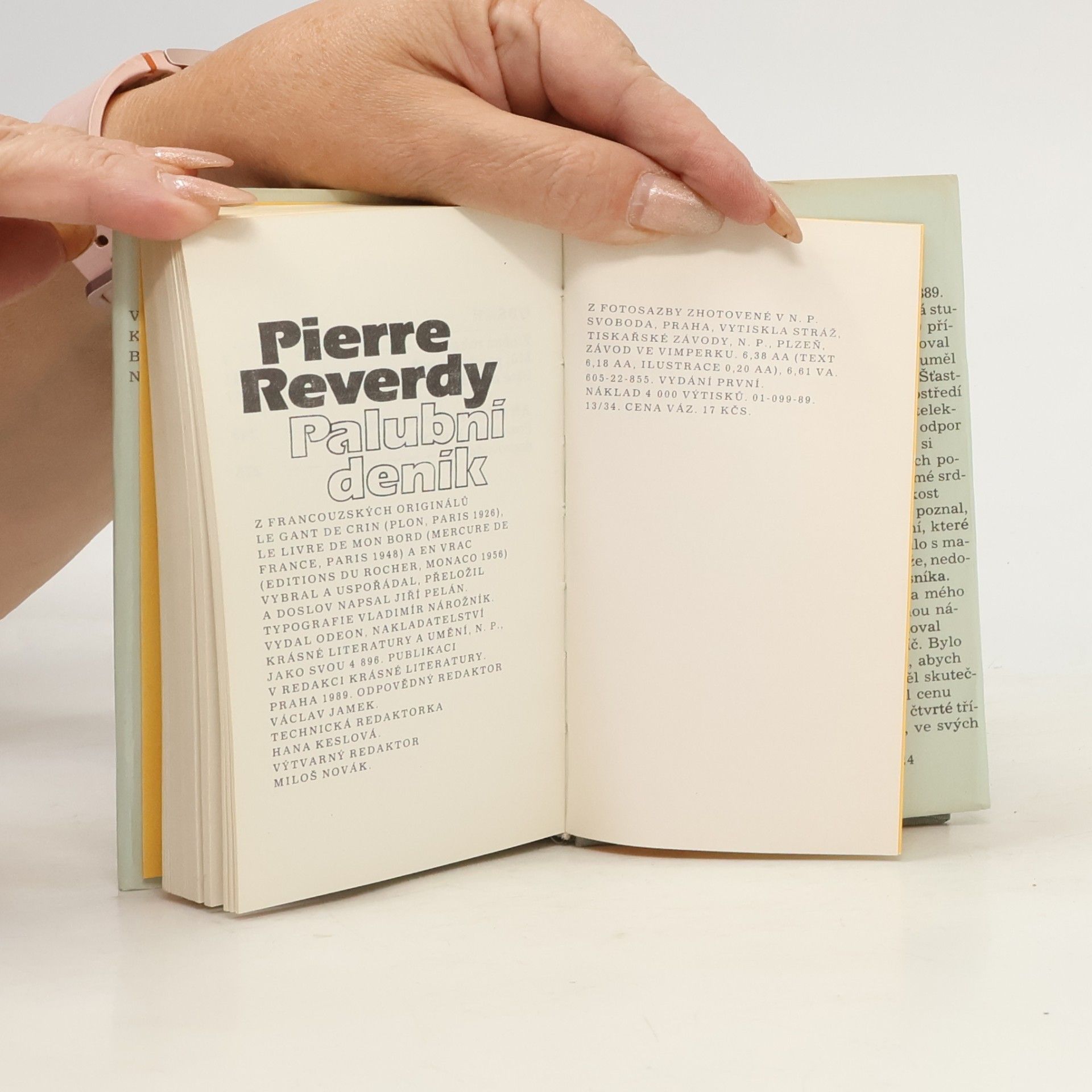 Pierre Reverdy Palubní deník