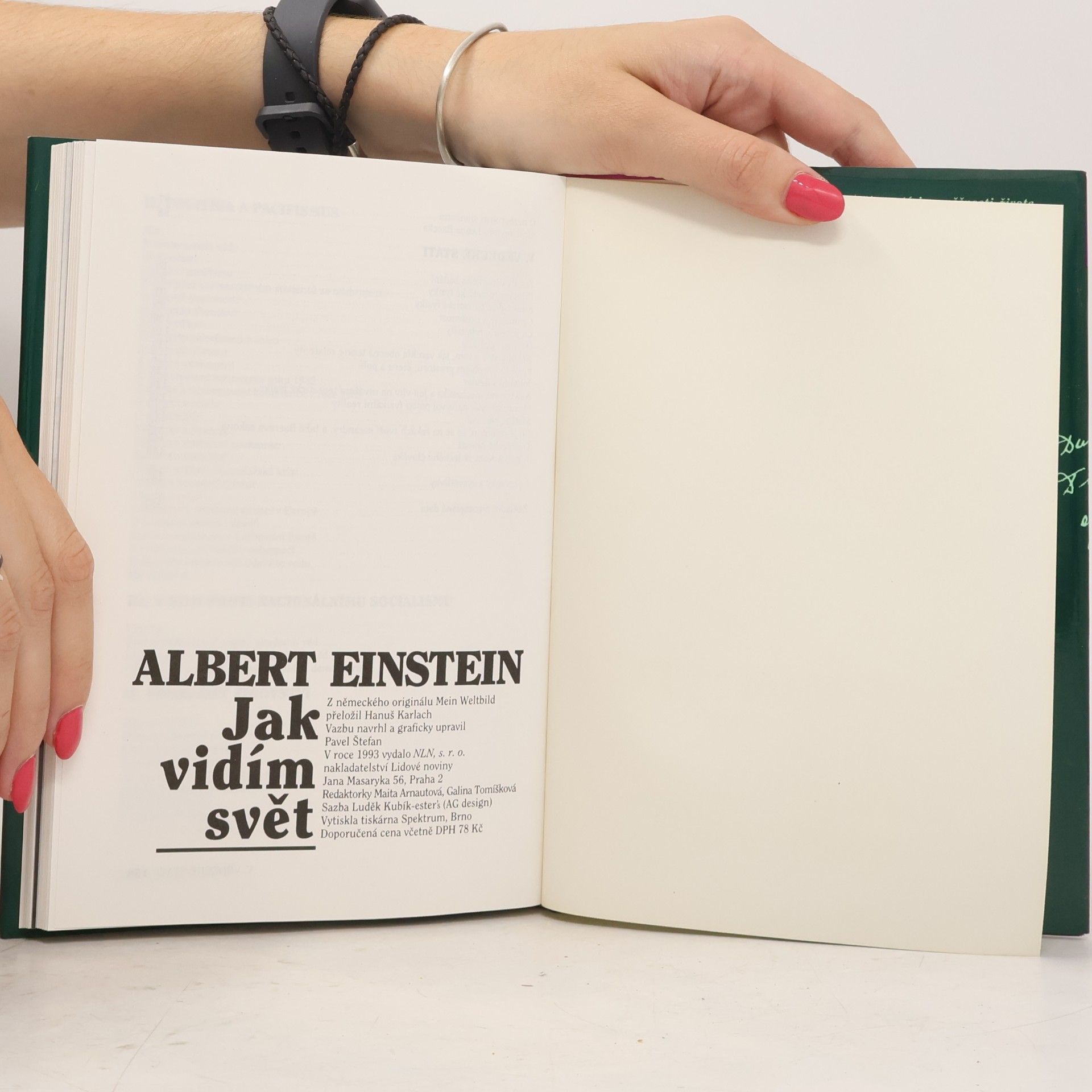 Albert Einstein Jak vidím svět 1