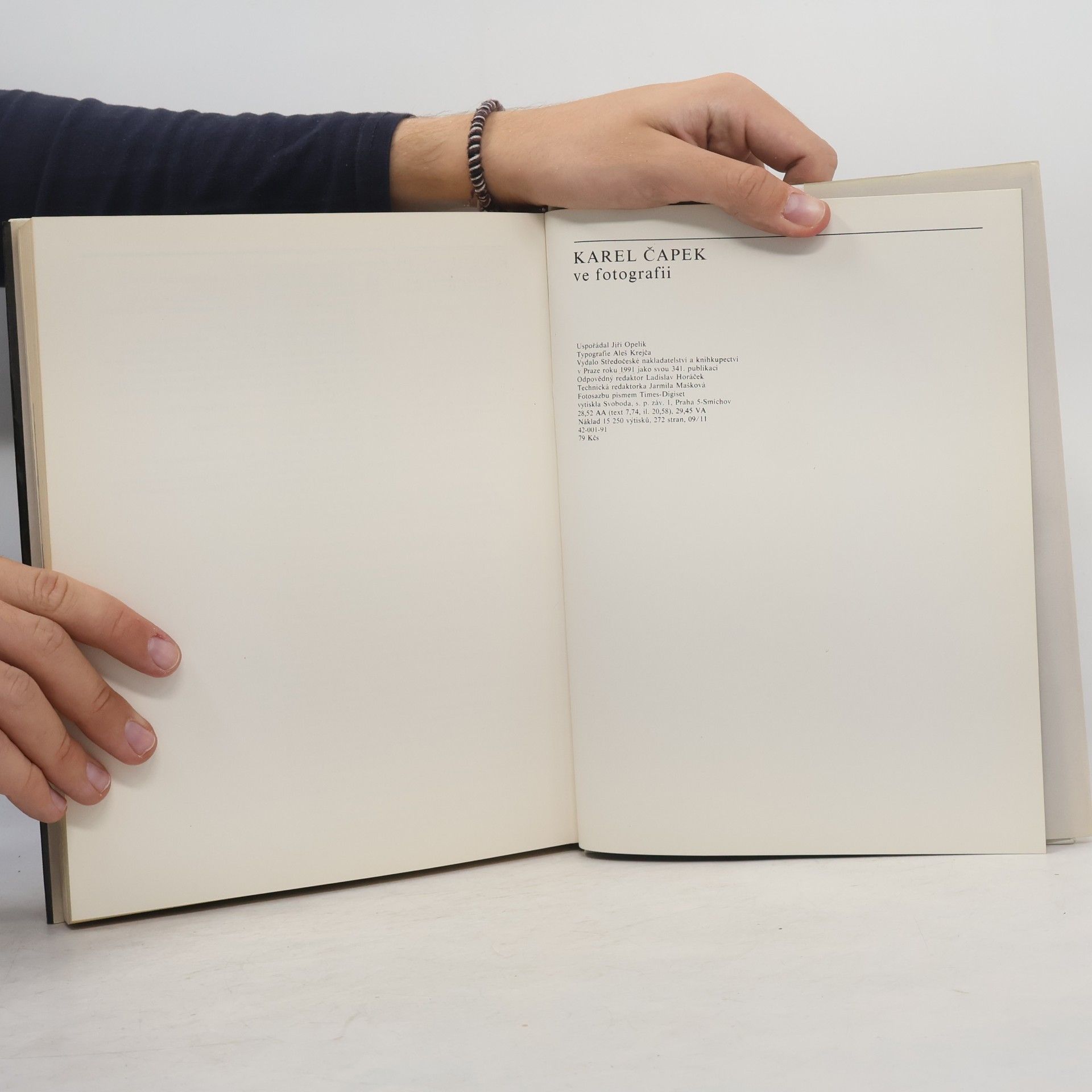 Jiří Opelík Karel Čapek ve fotografii