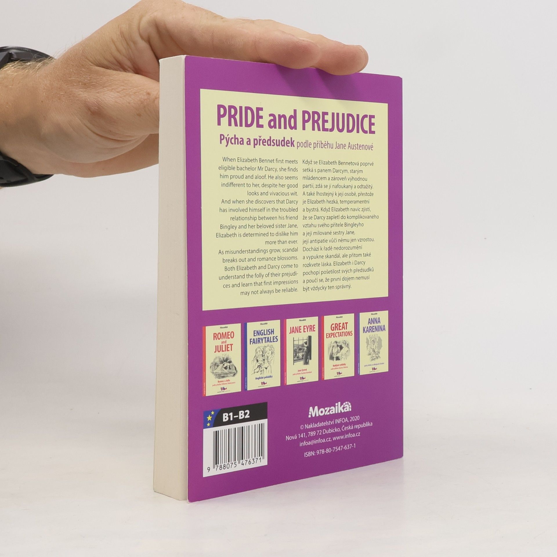 Jane Austen Pride and Prejudice = Pýcha a předsudek