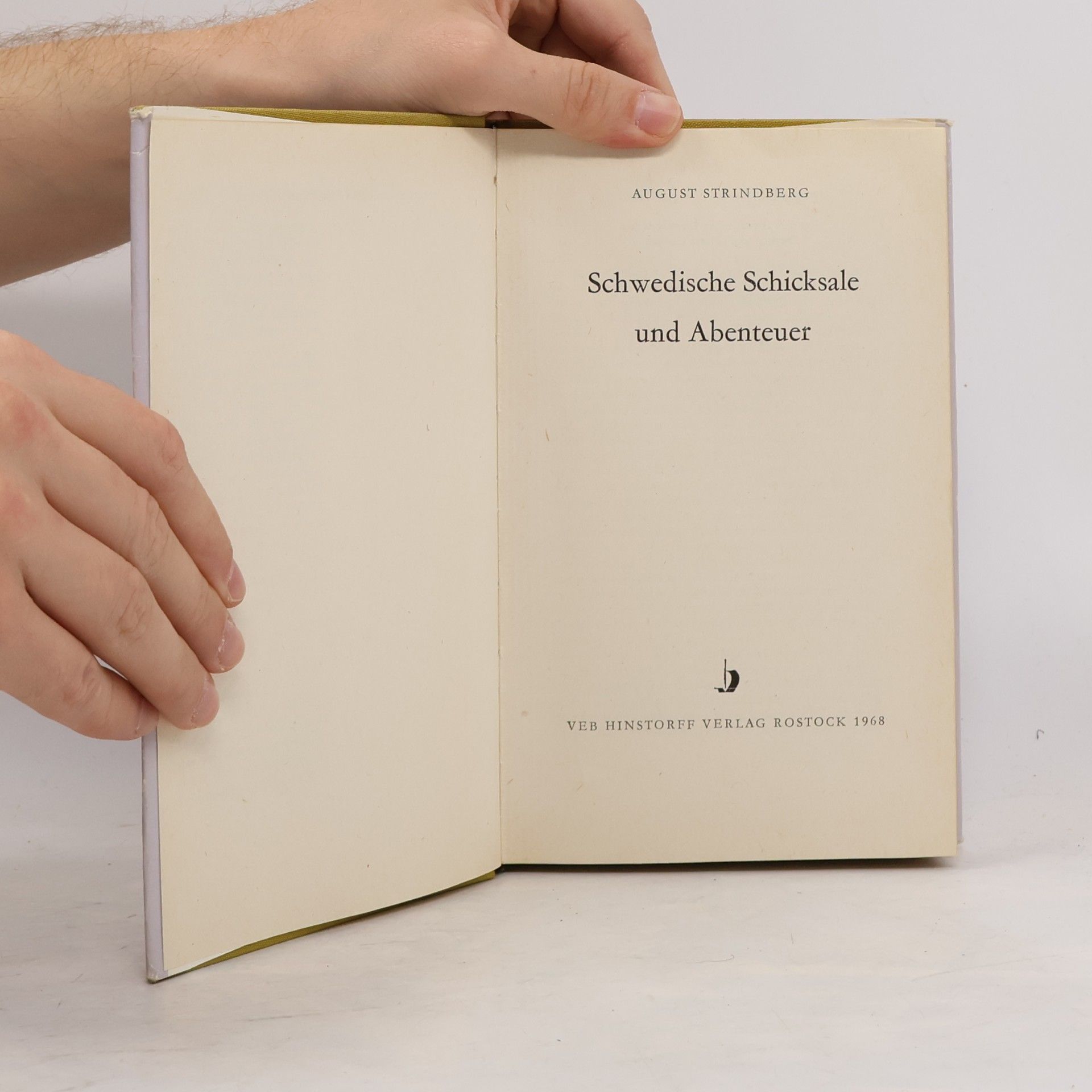 August Strindberg Schwedische Schicksale und Abenteuer