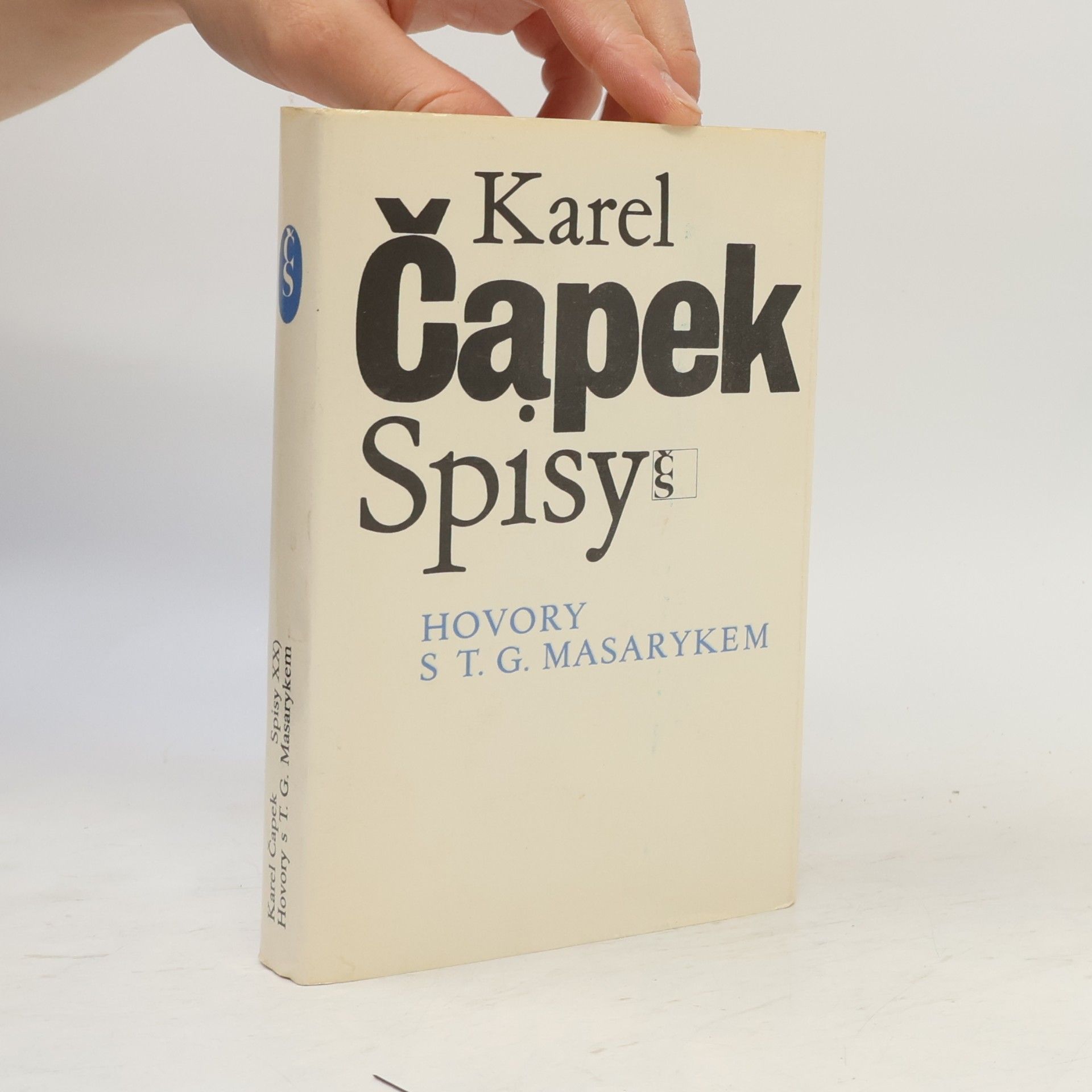 Karel Čapek Hovory s T. G. Masarykem