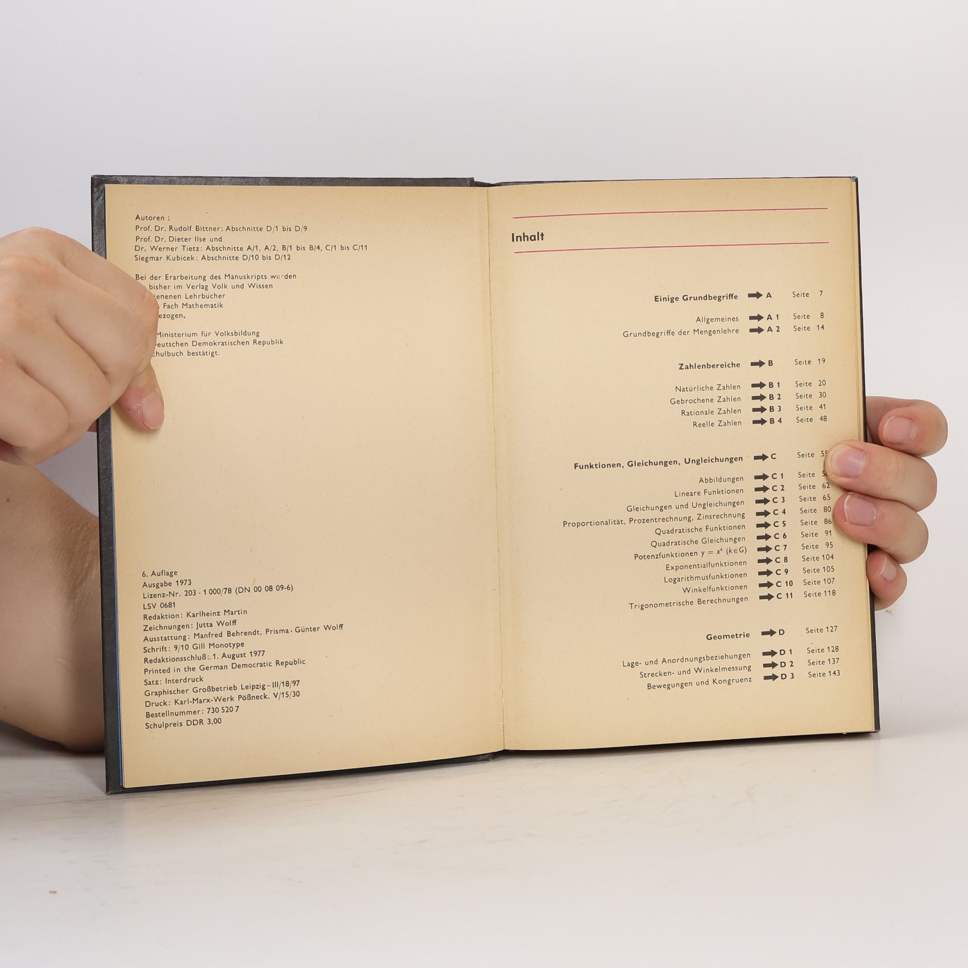 Kolektiv autorů Mathematik in Übersichten