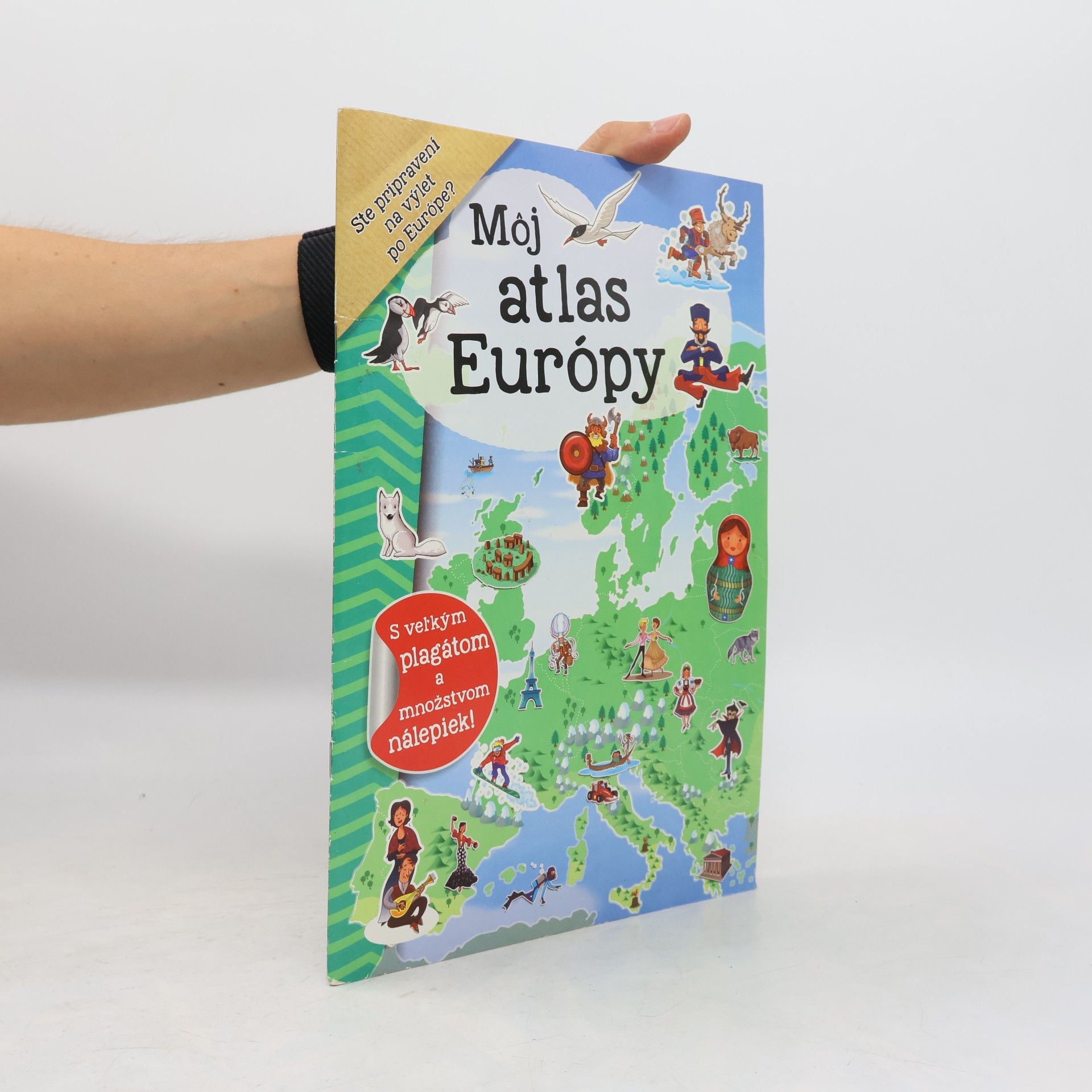 Collectif d'auteurs Môj atlas Európy + plagát a nálepky