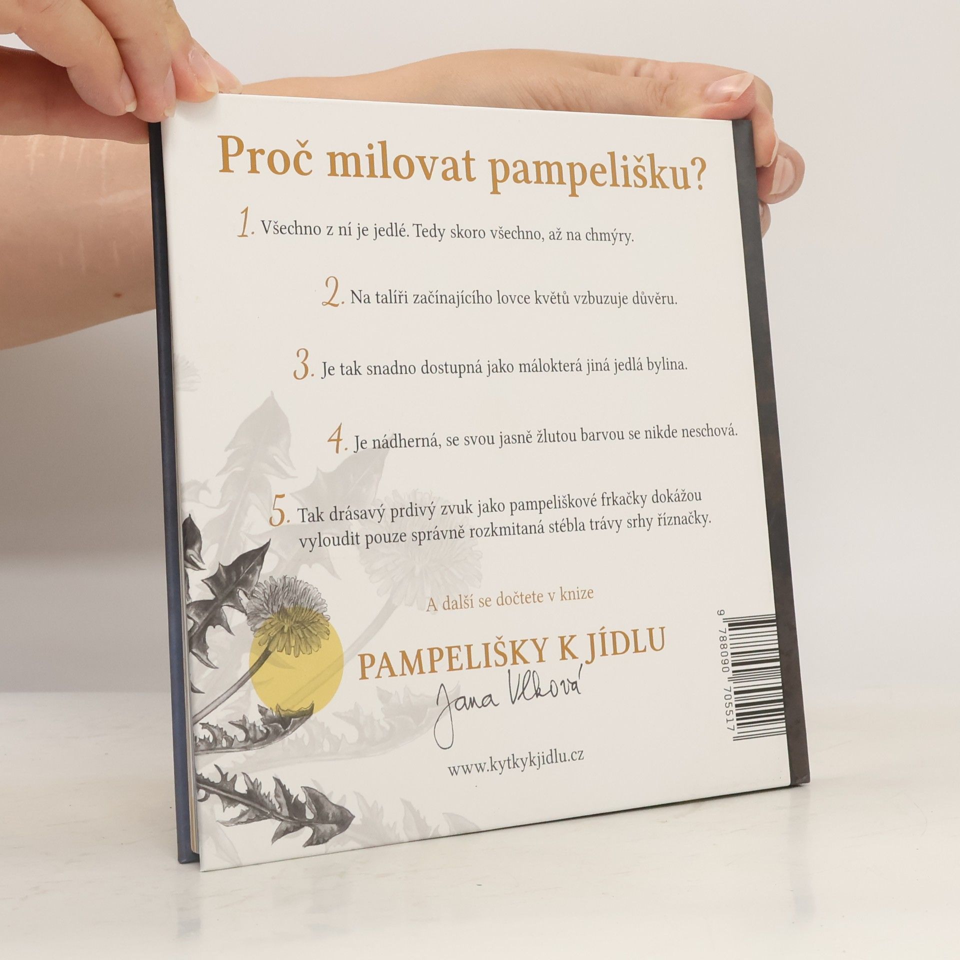 Jana Vlková Pampelišky k jídlu