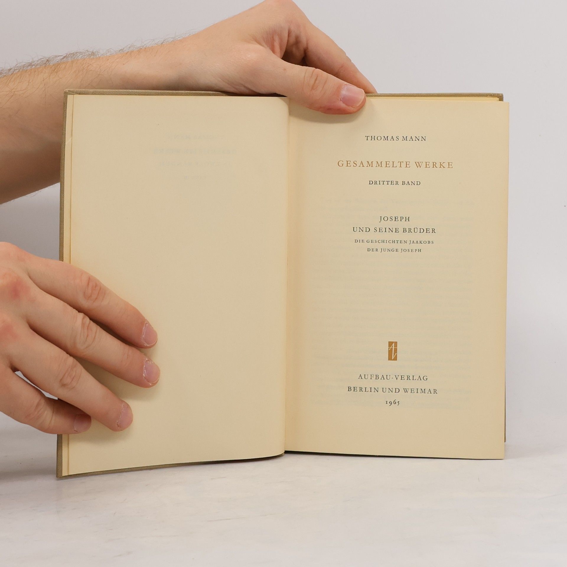 Thomas Mann Joseph und seine Brüder