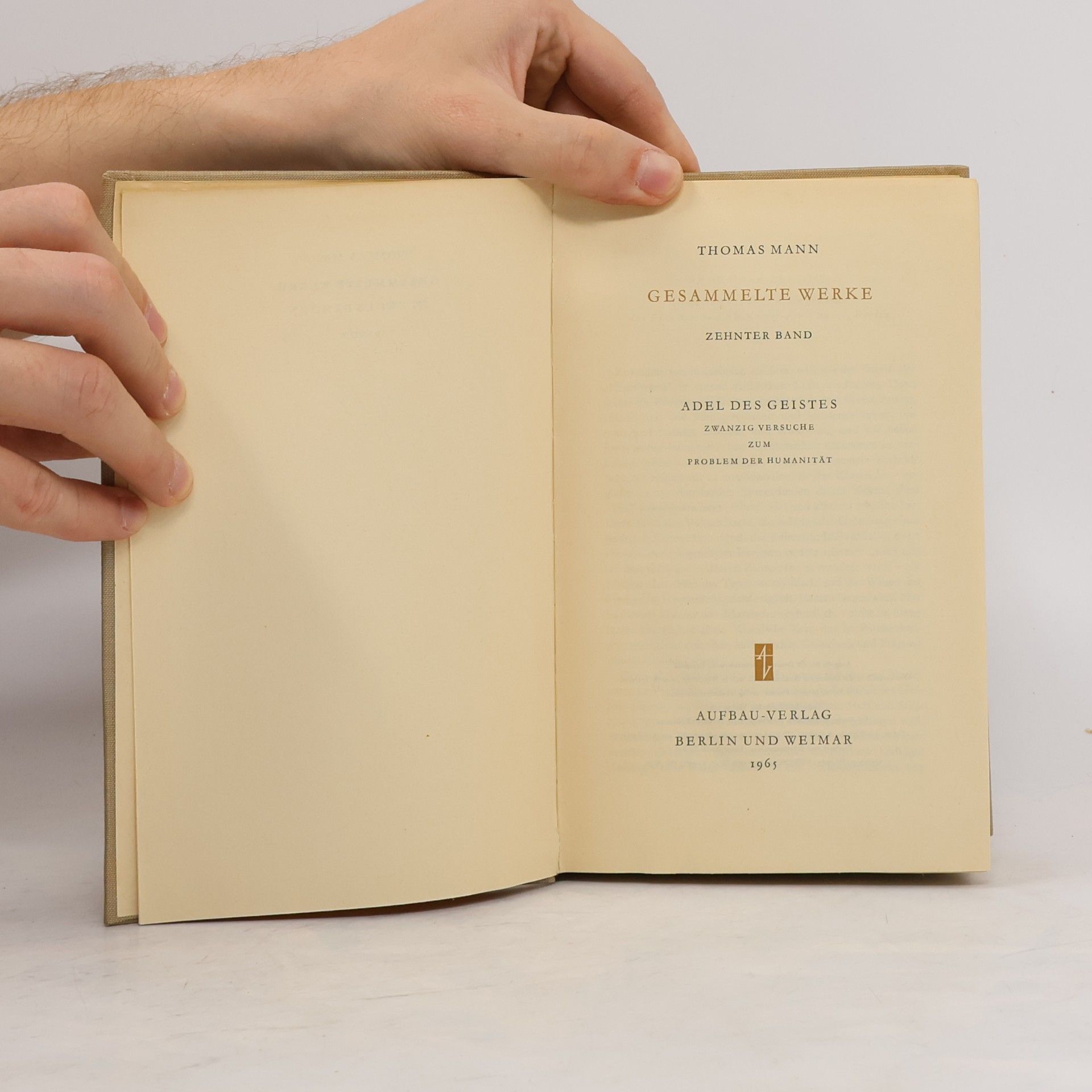 Thomas Mann Gesammelte Werke. Band 10