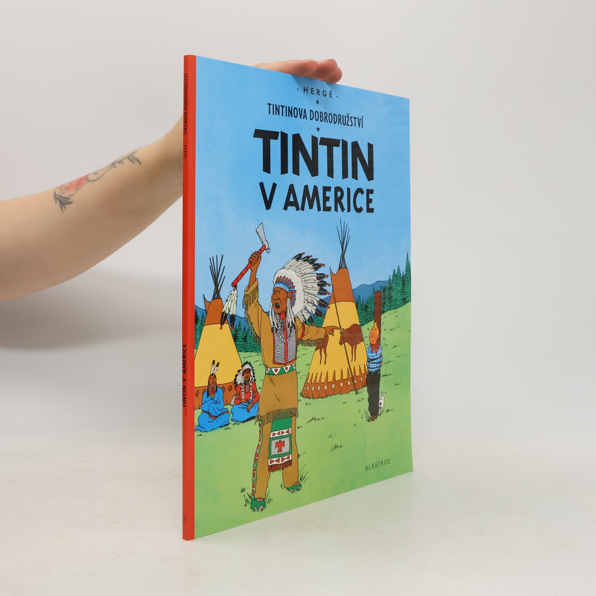 Hergé Tintin v Americe
